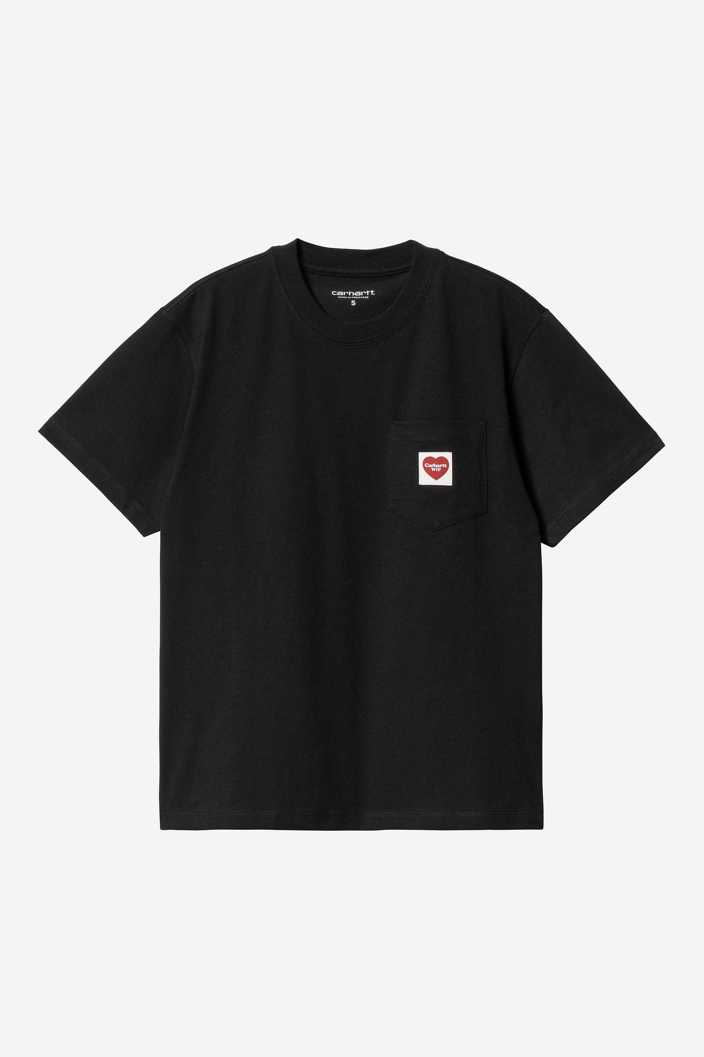 Pocket Heart T-Shirt Black / Red