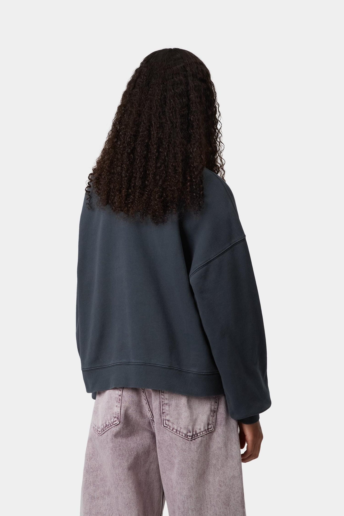 Benton Sweatshirt Carbon (Garment Dyed)