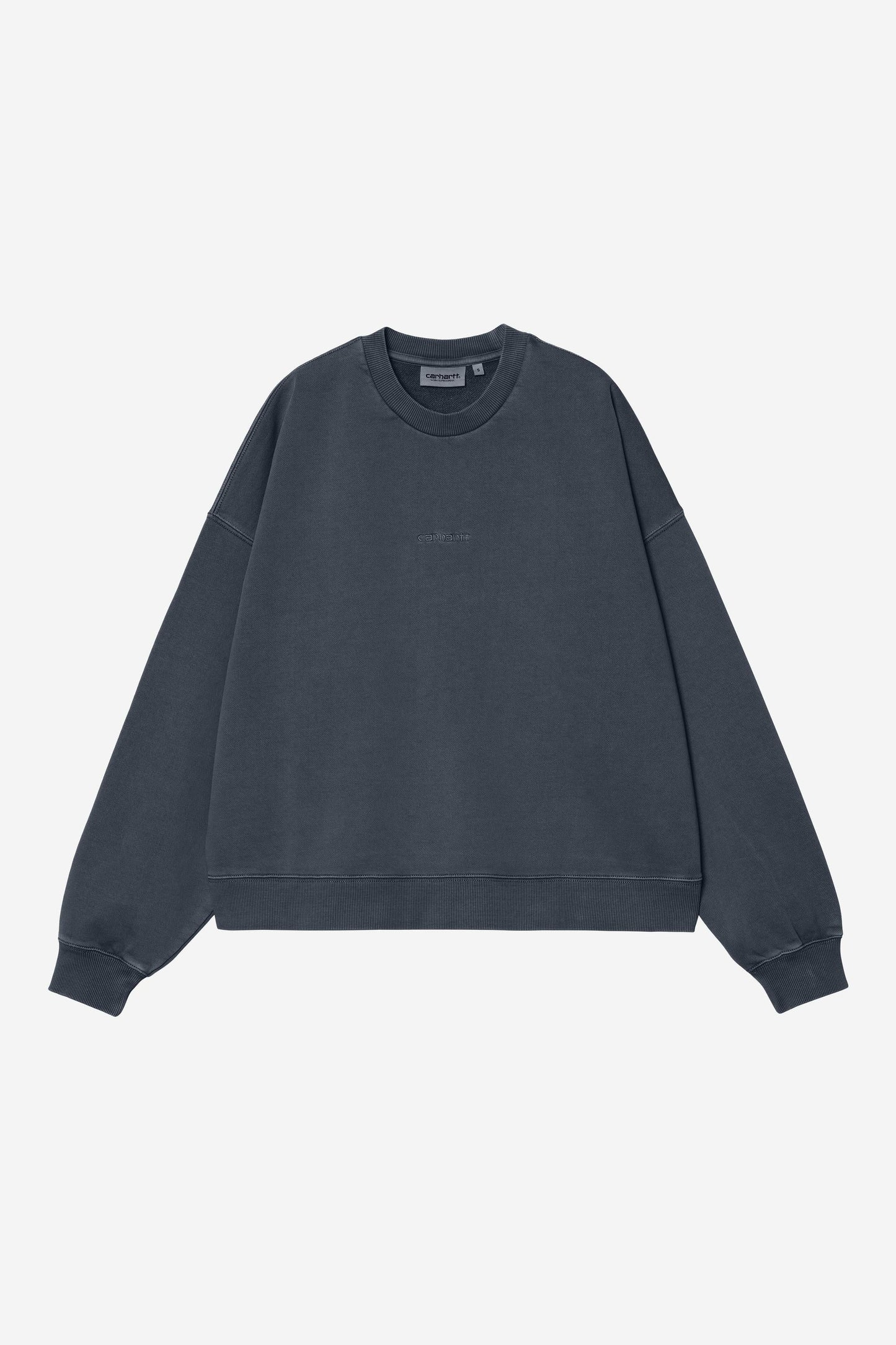 Benton Sweatshirt Carbon (Garment Dyed)