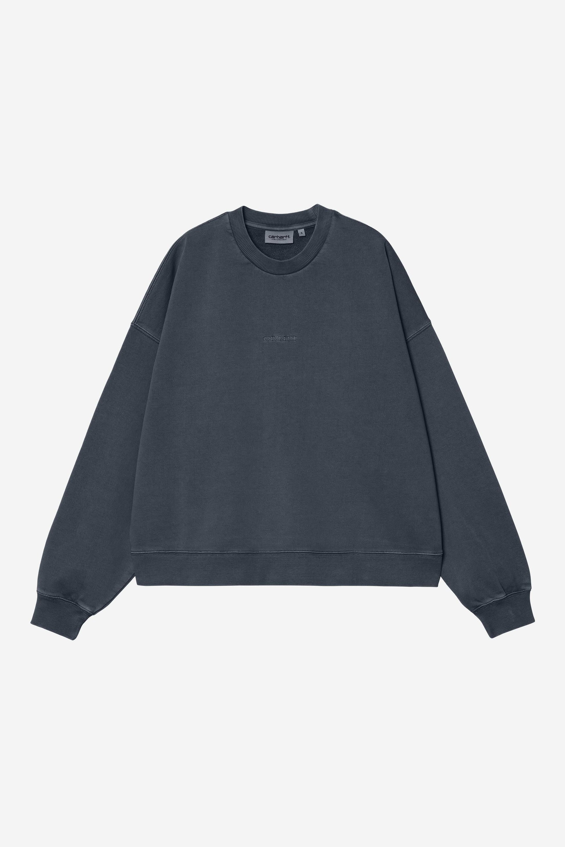 Benton Sweatshirt Carbon (Garment Dyed)