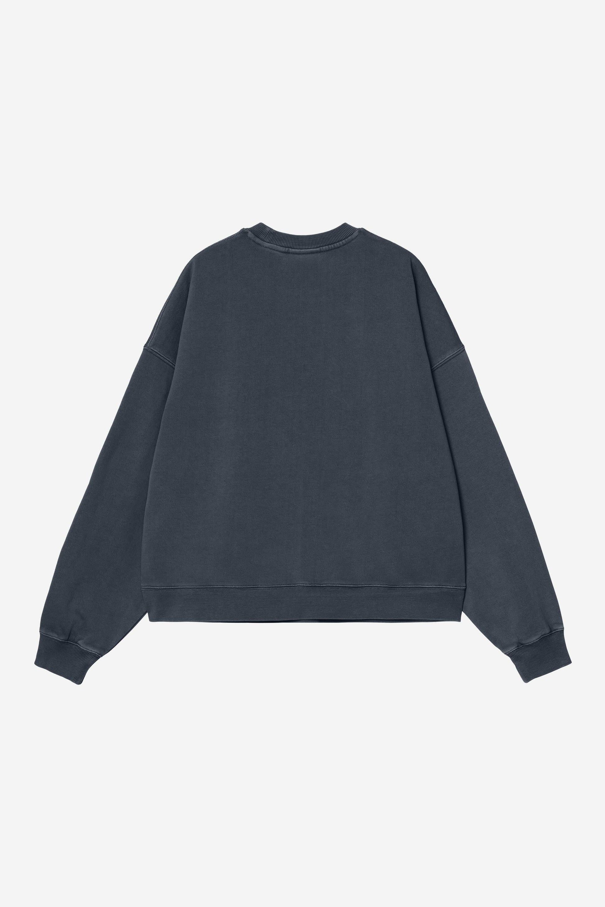 Benton Sweatshirt Carbon (Garment Dyed)