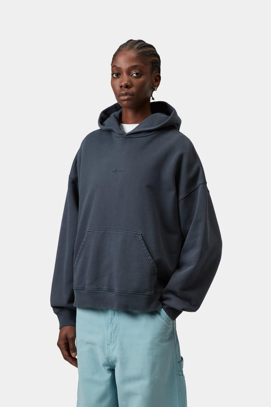 Hooded Benton Sweatshirt Carbon (Garment Dyed)