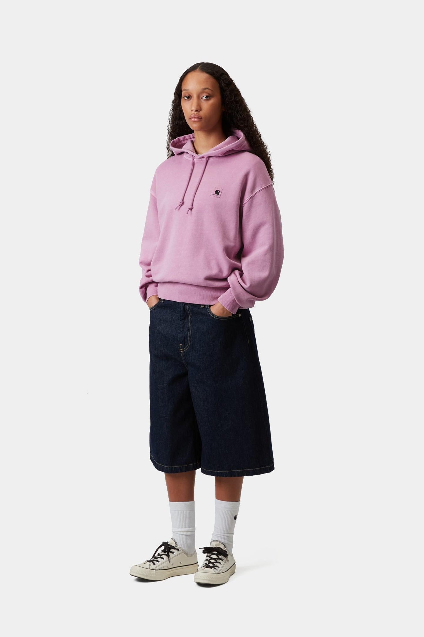 Hooded Nelson Sweatshirt Gentle Purple (Garment Dyed)