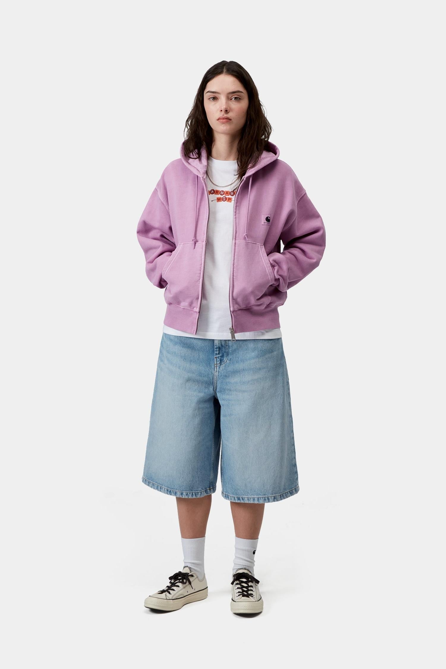 Hooded Nelson Jacket Gentle Purple (Garment Dyed)