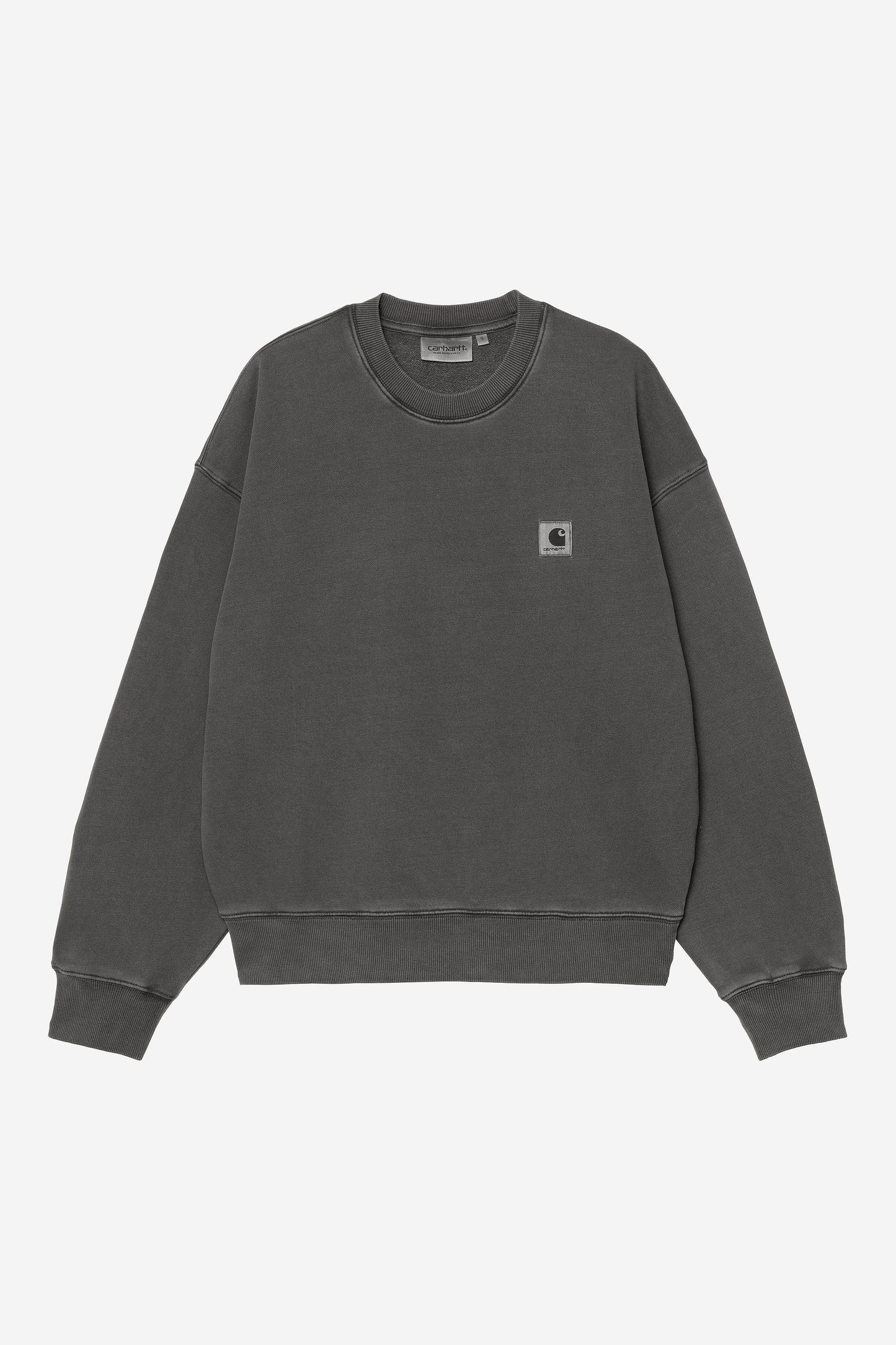 Women's Nelson Sweatshirt Black (Garment Dyed)