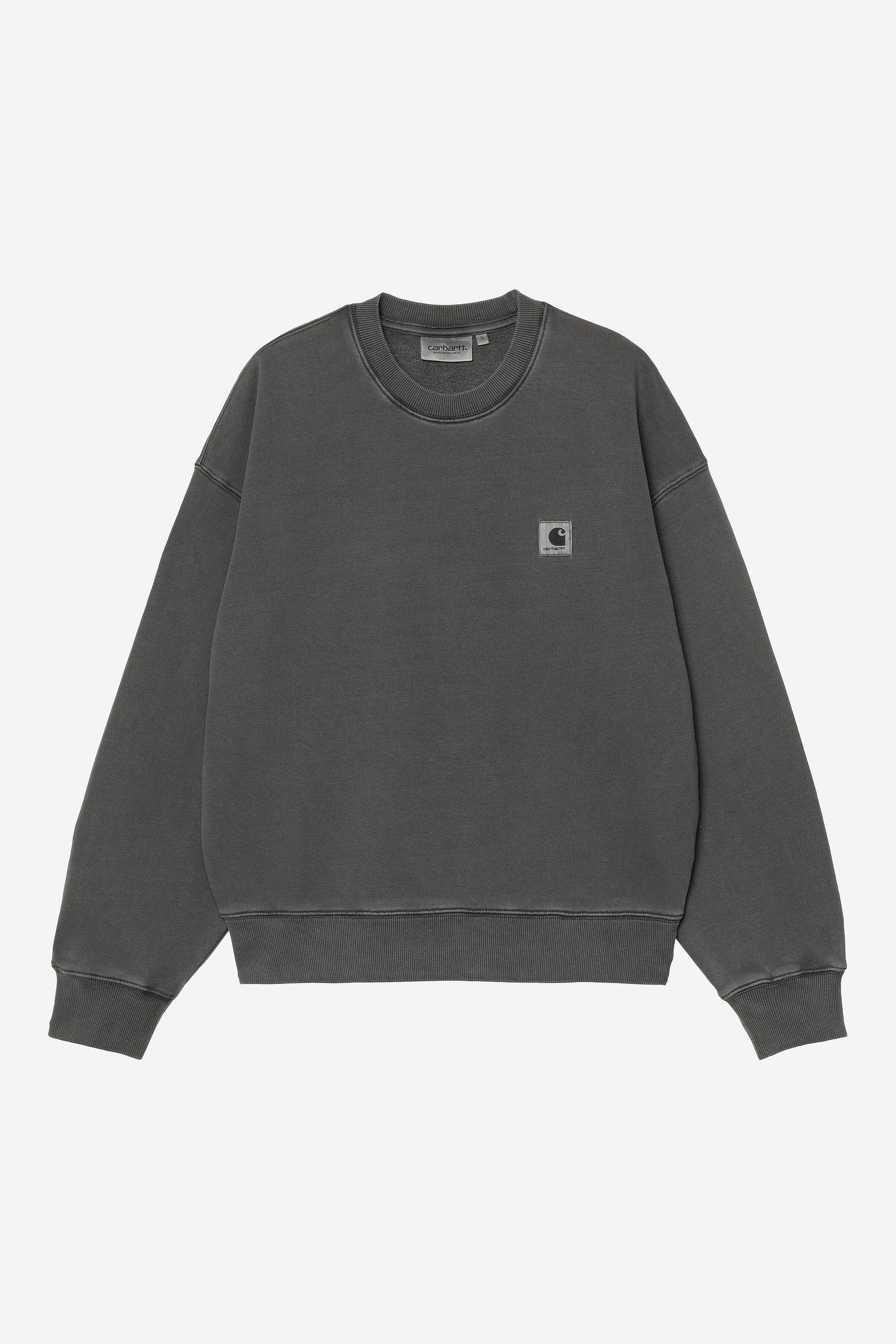 Women's Nelson Sweatshirt Black (Garment Dyed)