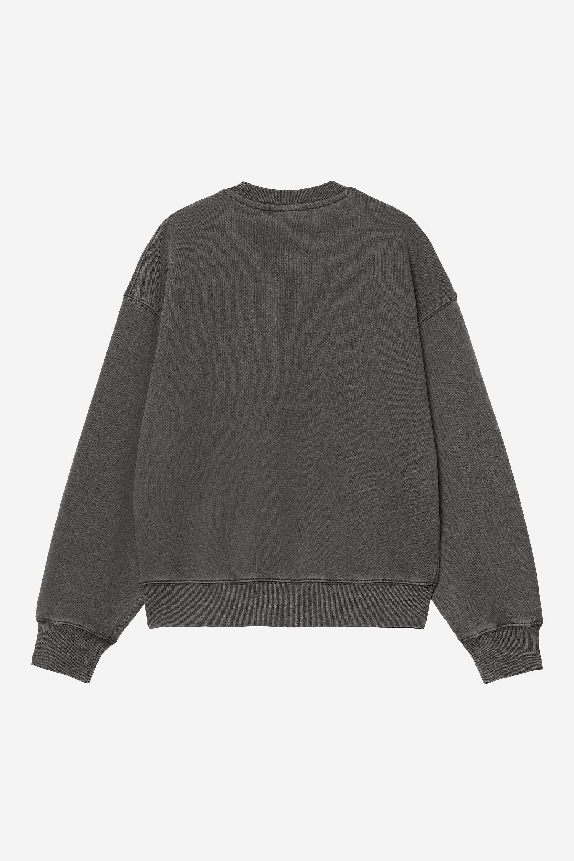 Women's Nelson Sweatshirt Black (Garment Dyed)