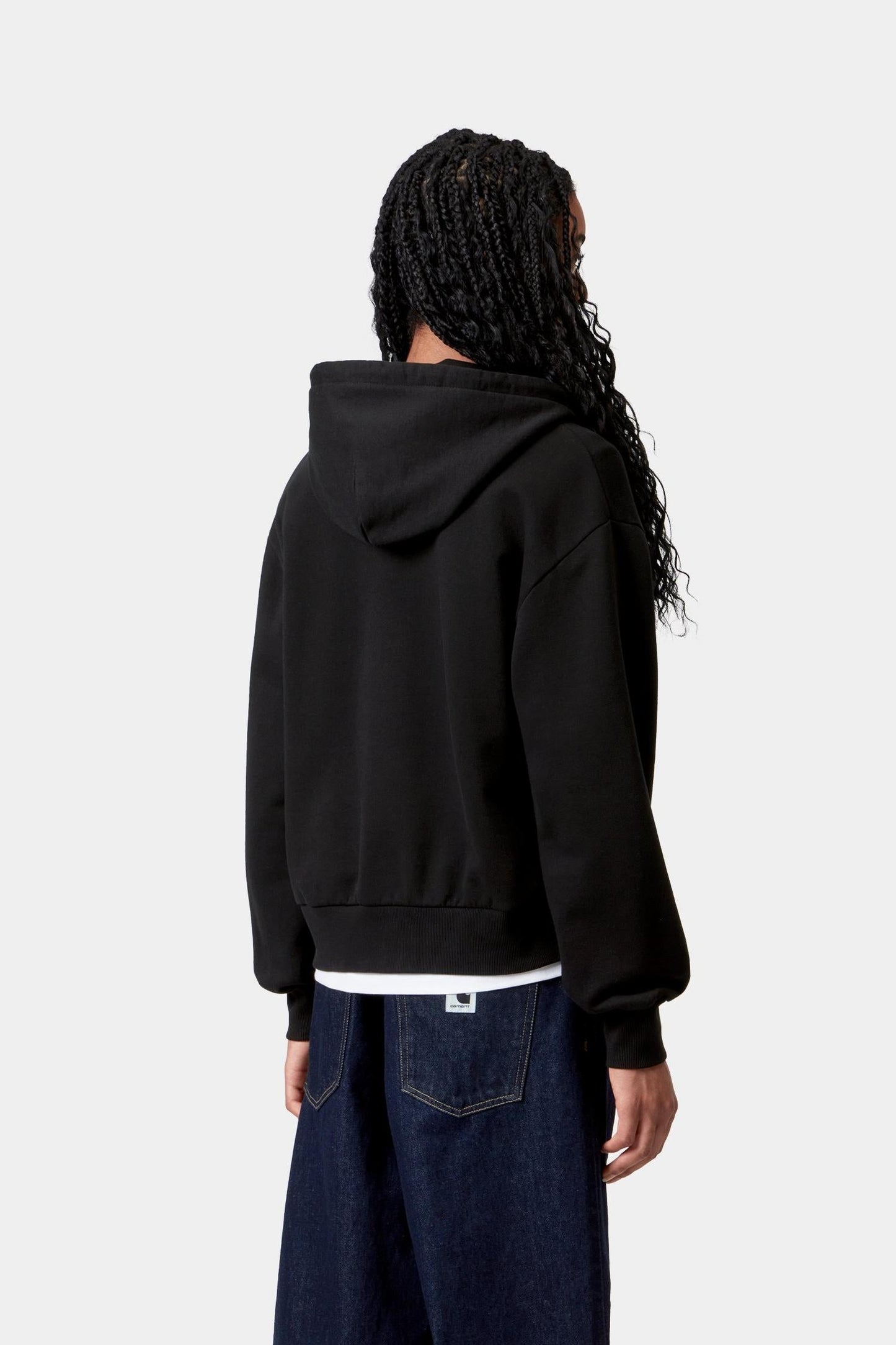 Hooded Casey Jacket Black / Silver