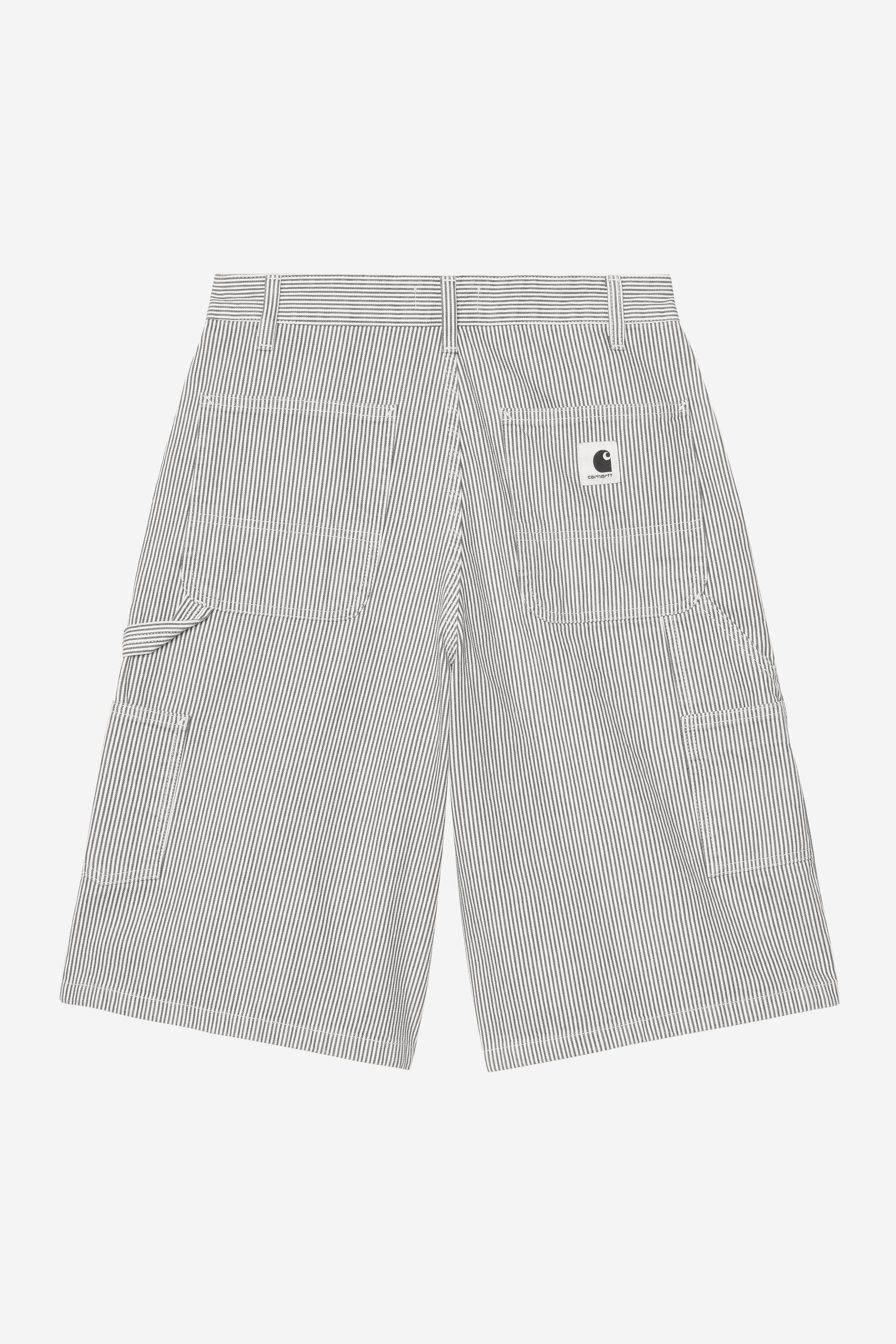 Mercer Stripe Single Knee Short Graphite / Wax (Stone Washed)