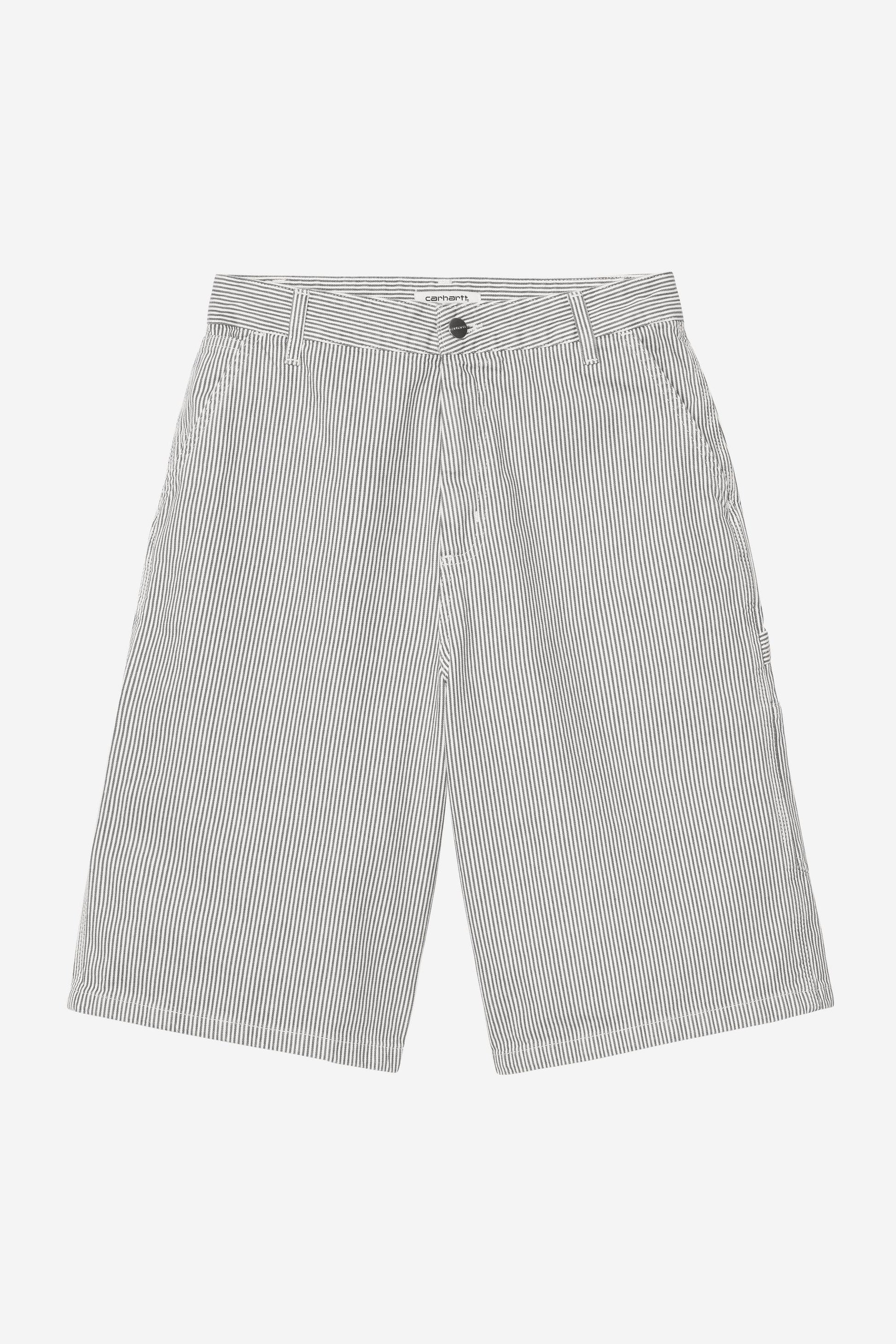 Mercer Stripe Single Knee Short Graphite / Wax (Stone Washed)