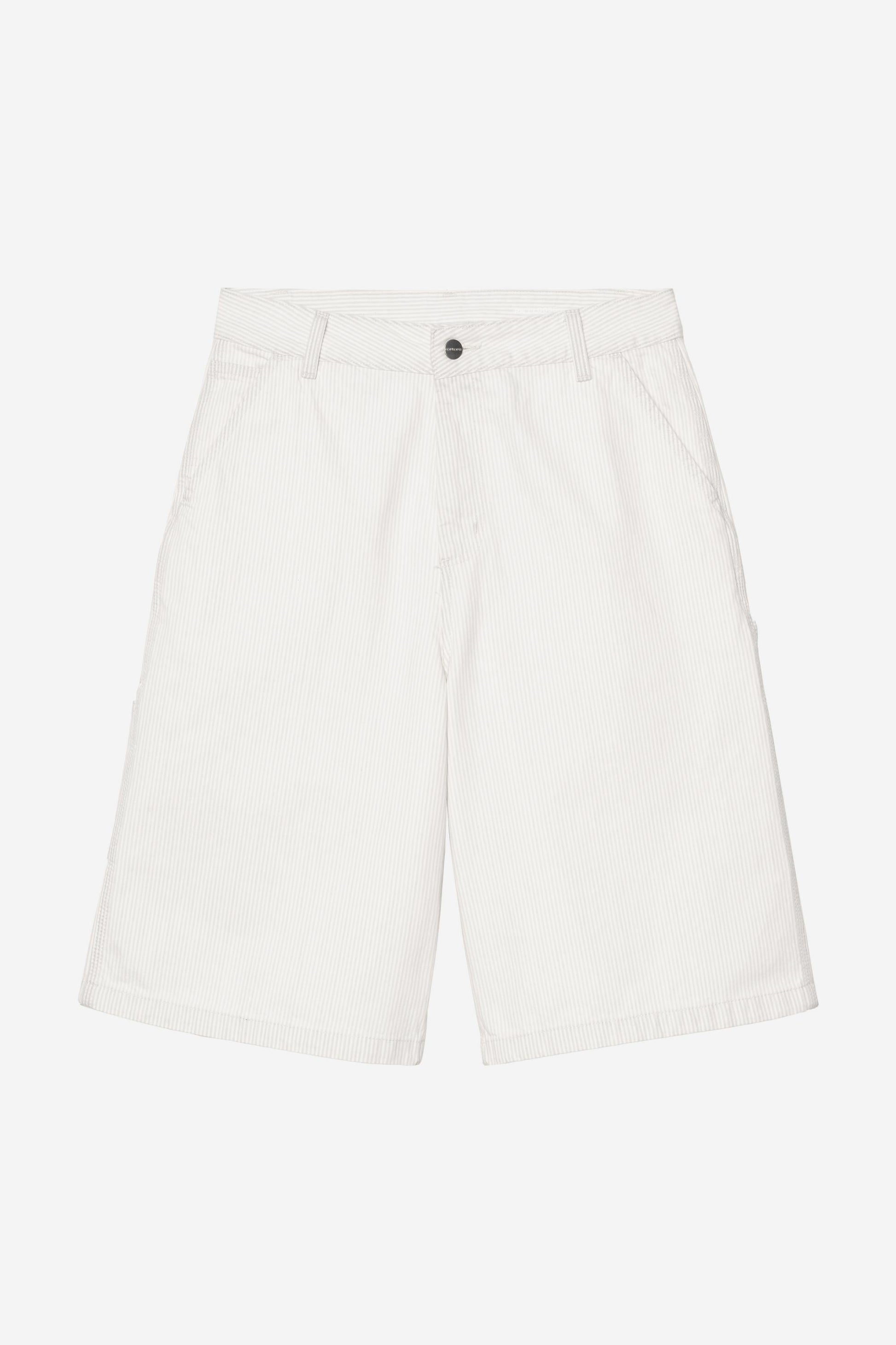 Mercer Stripe Single Knee Short Graphite / Wax (Bleached)