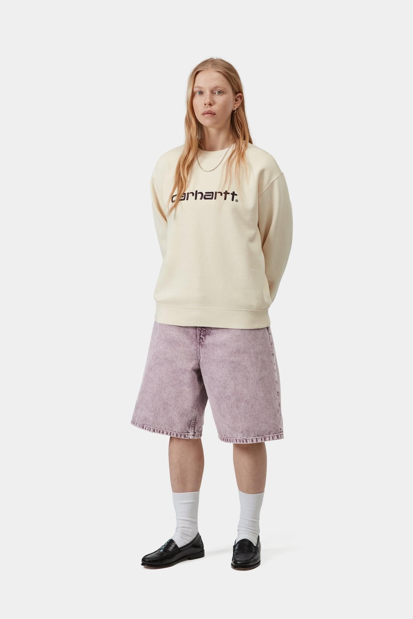 Brandon Short - Color Denim  Cozy Purple (Chalk Wash)