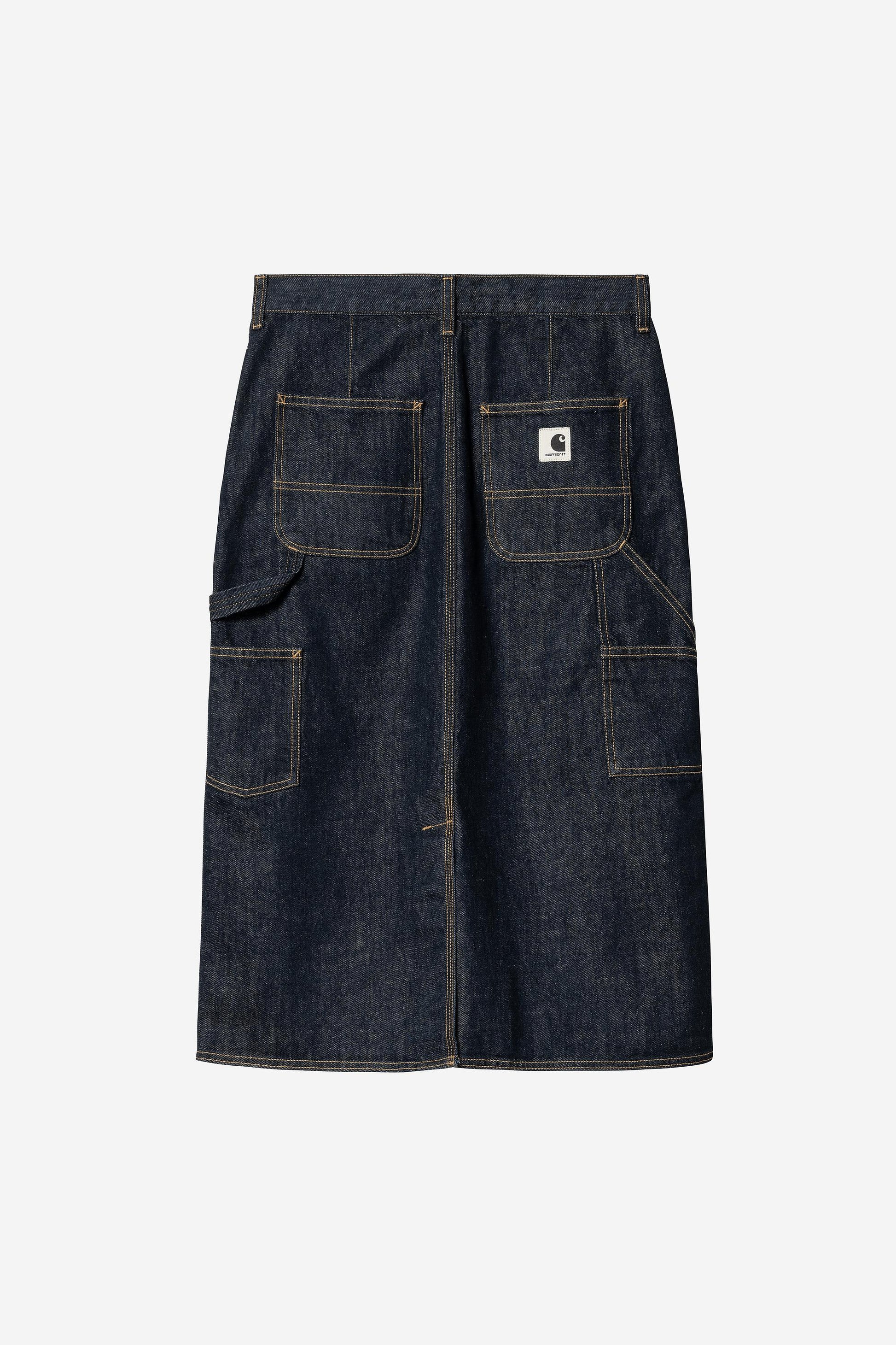Single Knee Skirt Blue