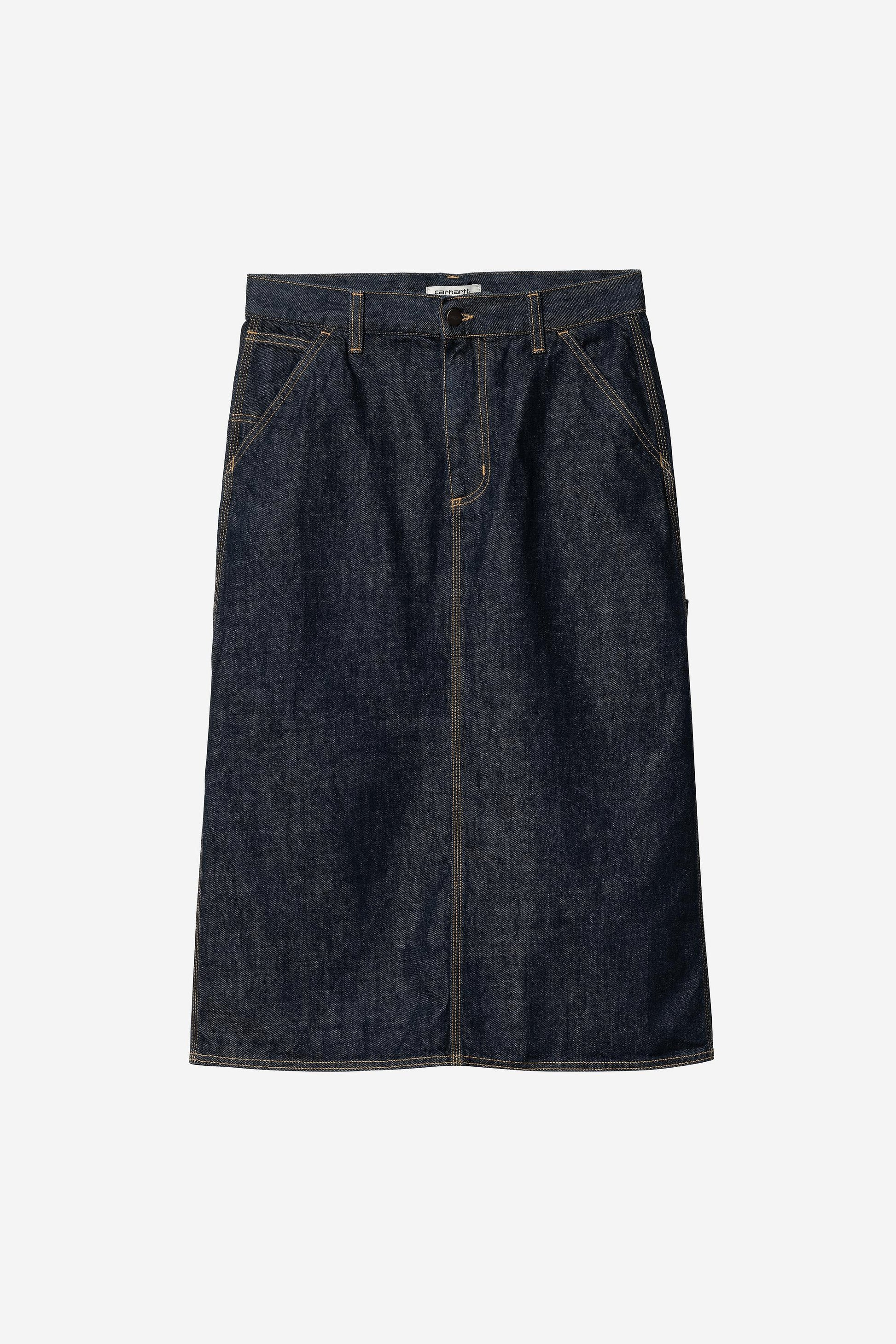 Single Knee Skirt Blue