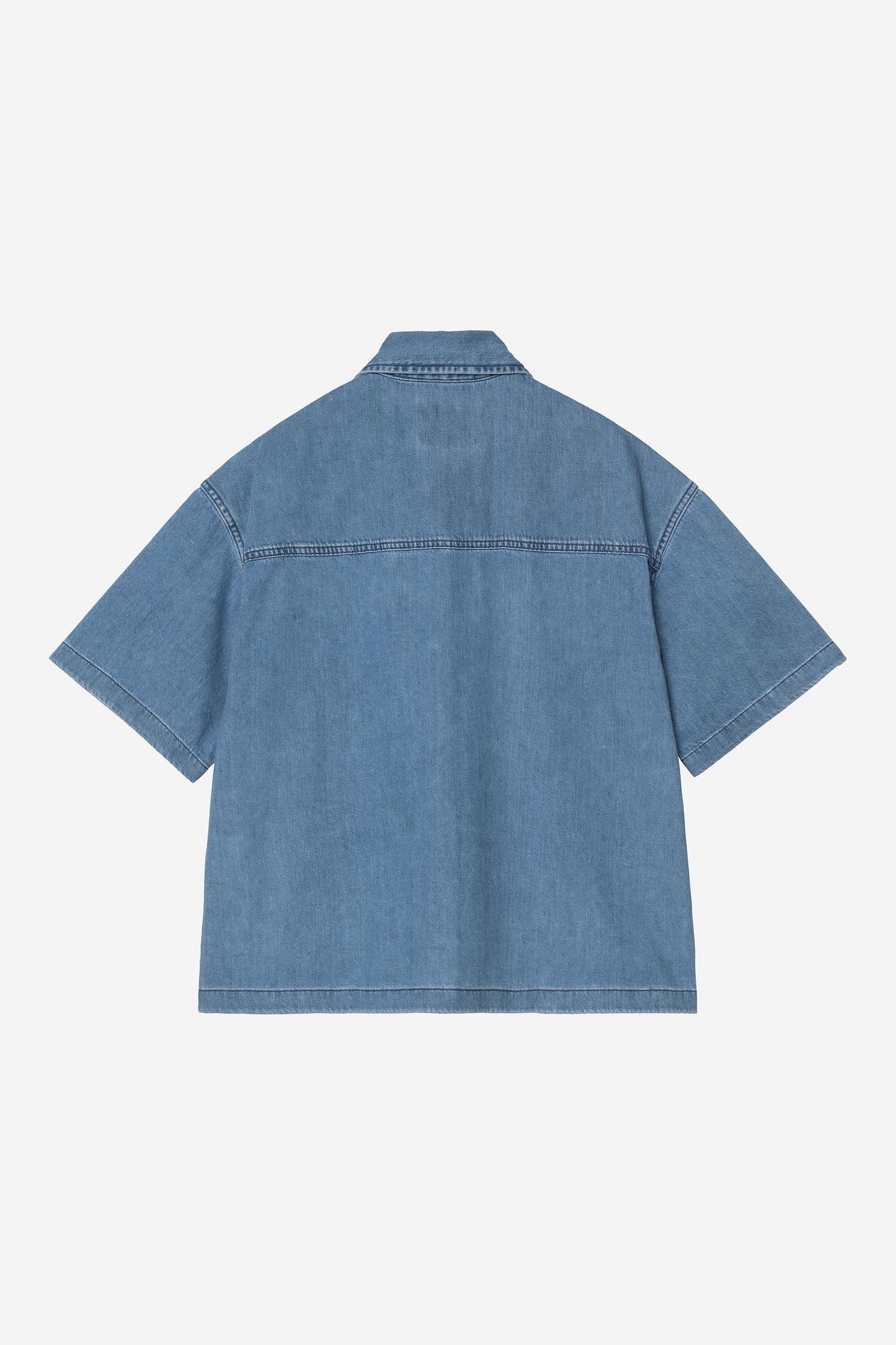 Short Sleeve Lovilia Shirt Blue (Stone Washed)