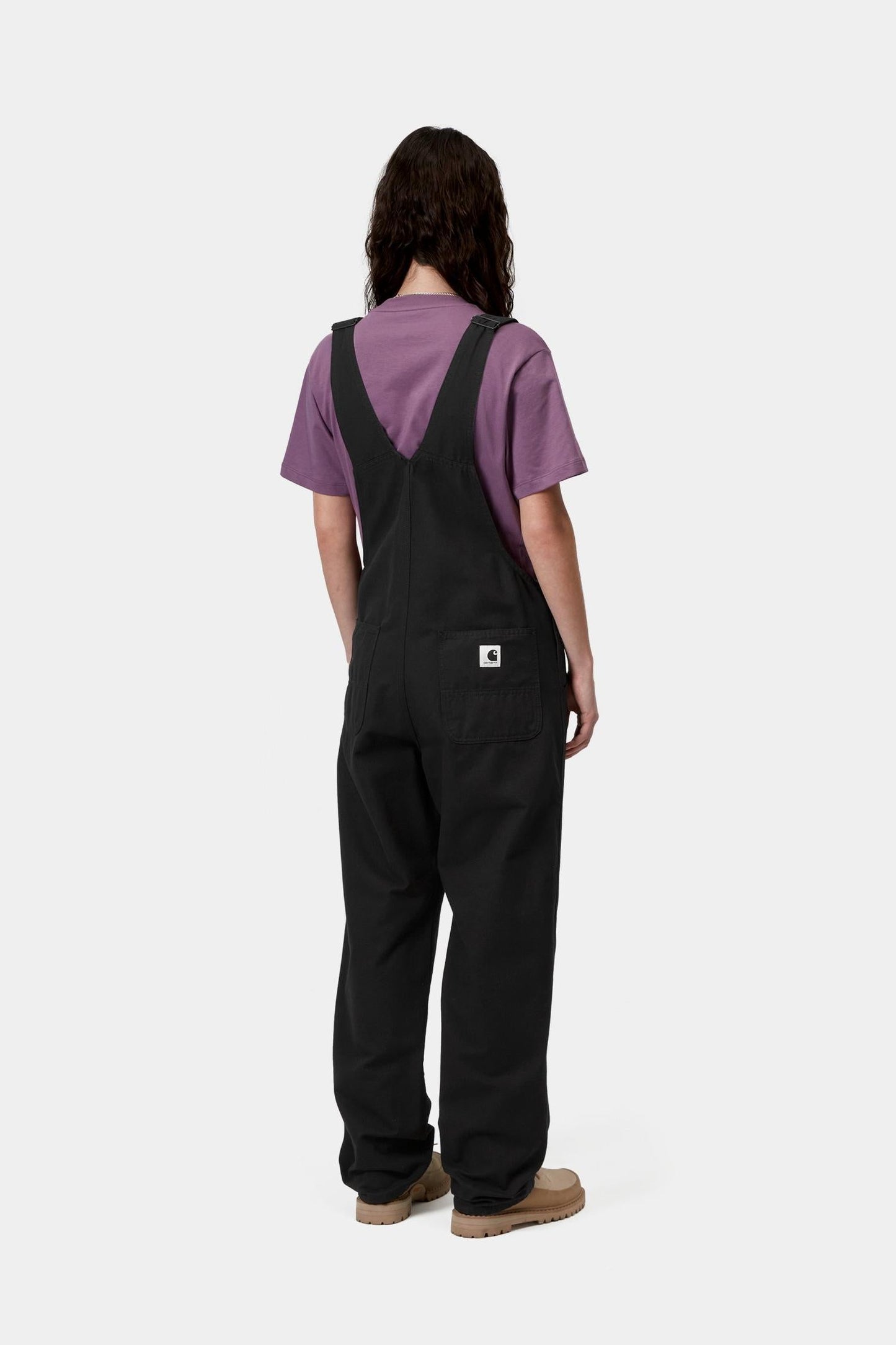 Women's Bib Overall Straight - Canvas Black