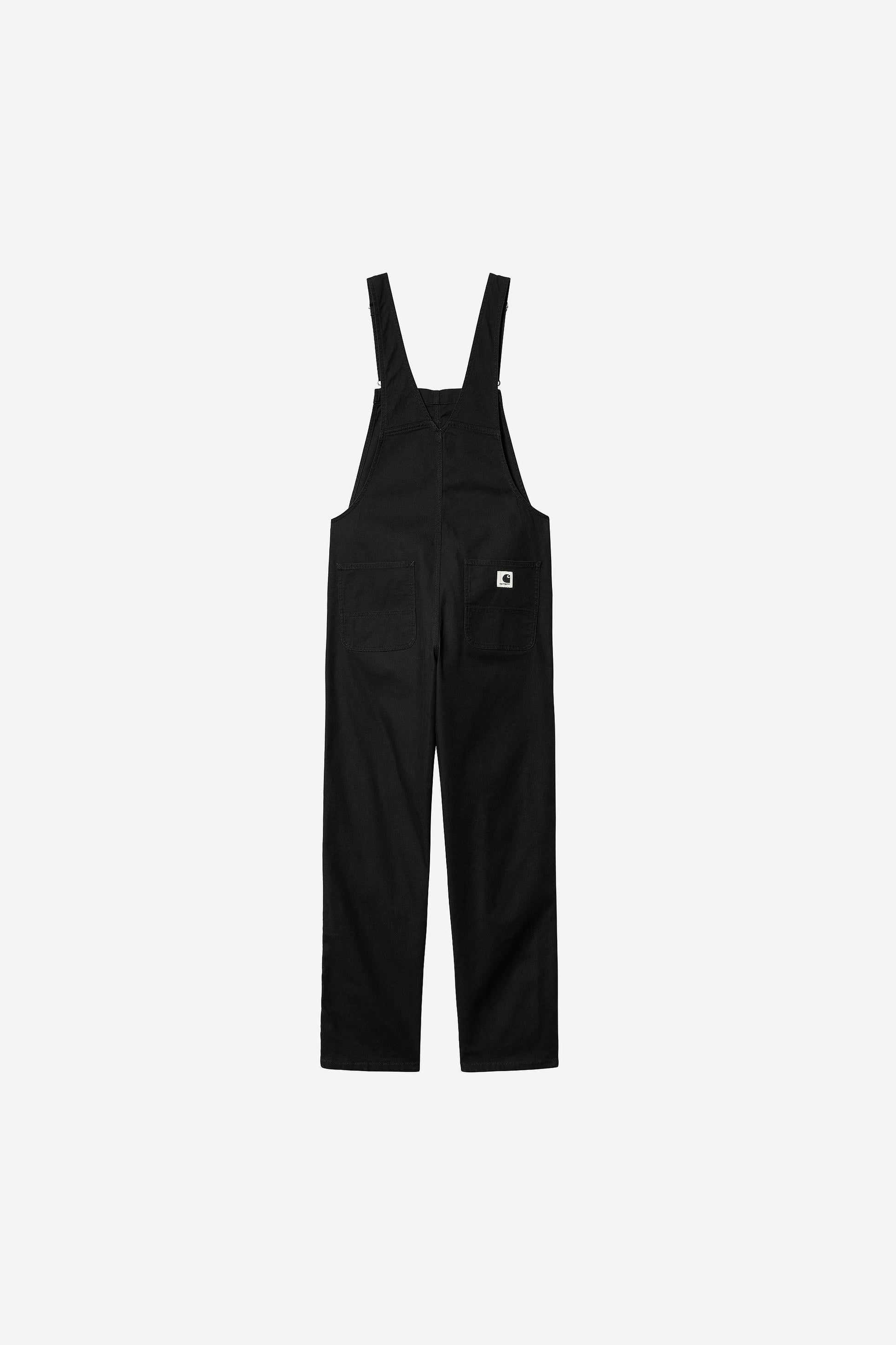 Women's Bib Overall Straight - Canvas Black