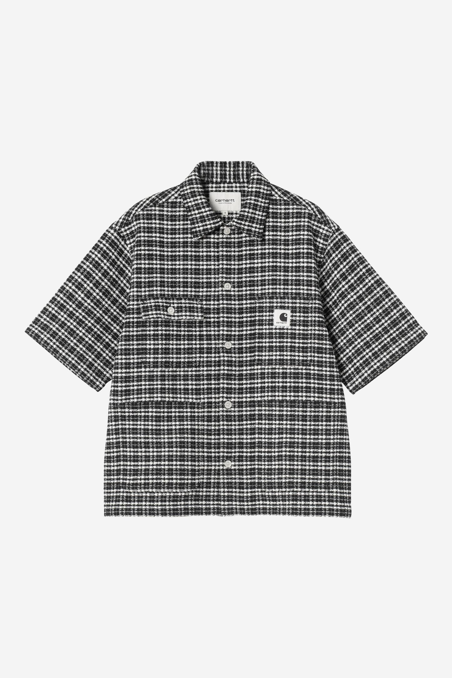 Short Sleeve Michigan Shirt Black Kander Check