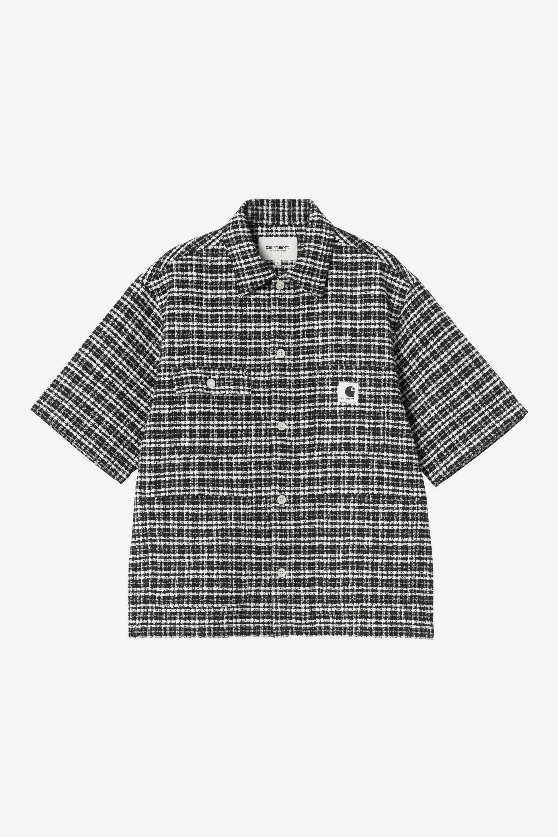 Short Sleeve Michigan Shirt Black Kander Check