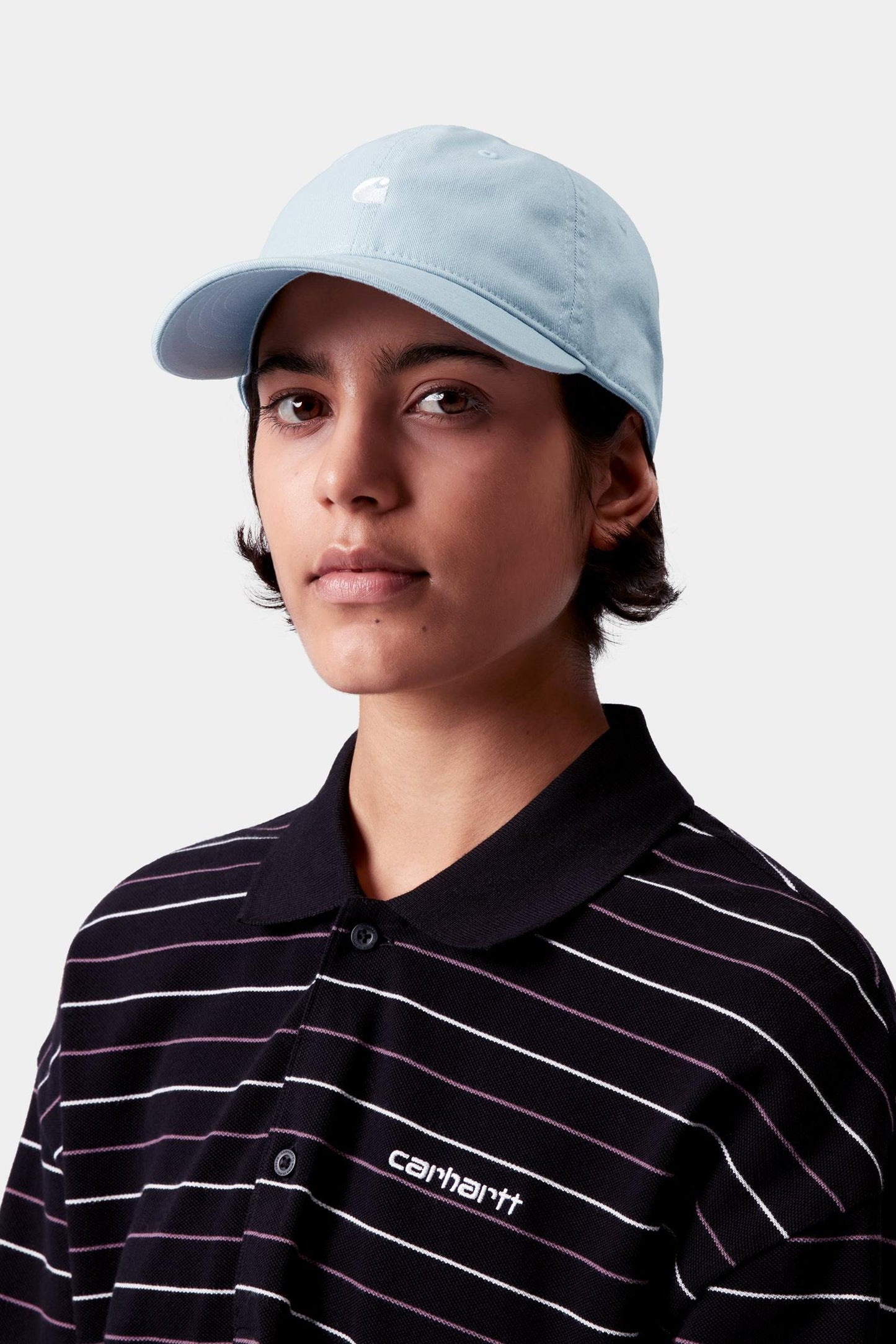 Madison Logo Cap Tourmaline / White