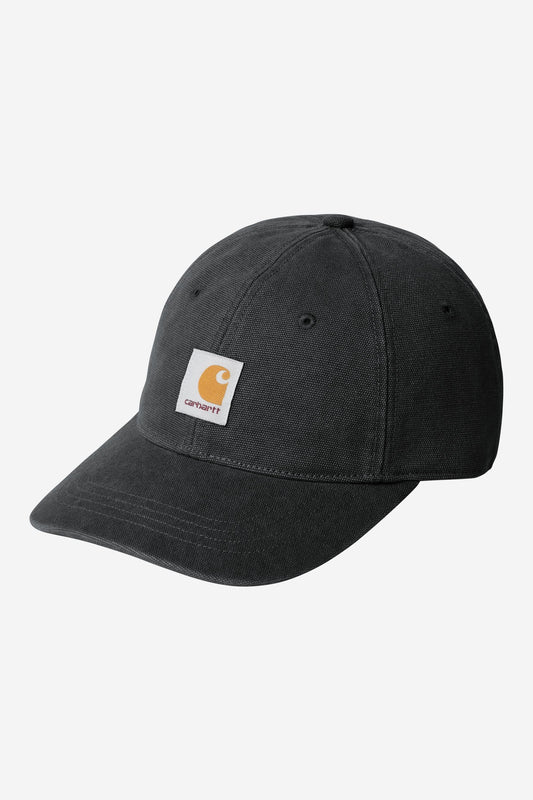 Canvas Cap Black (Stone Washed)