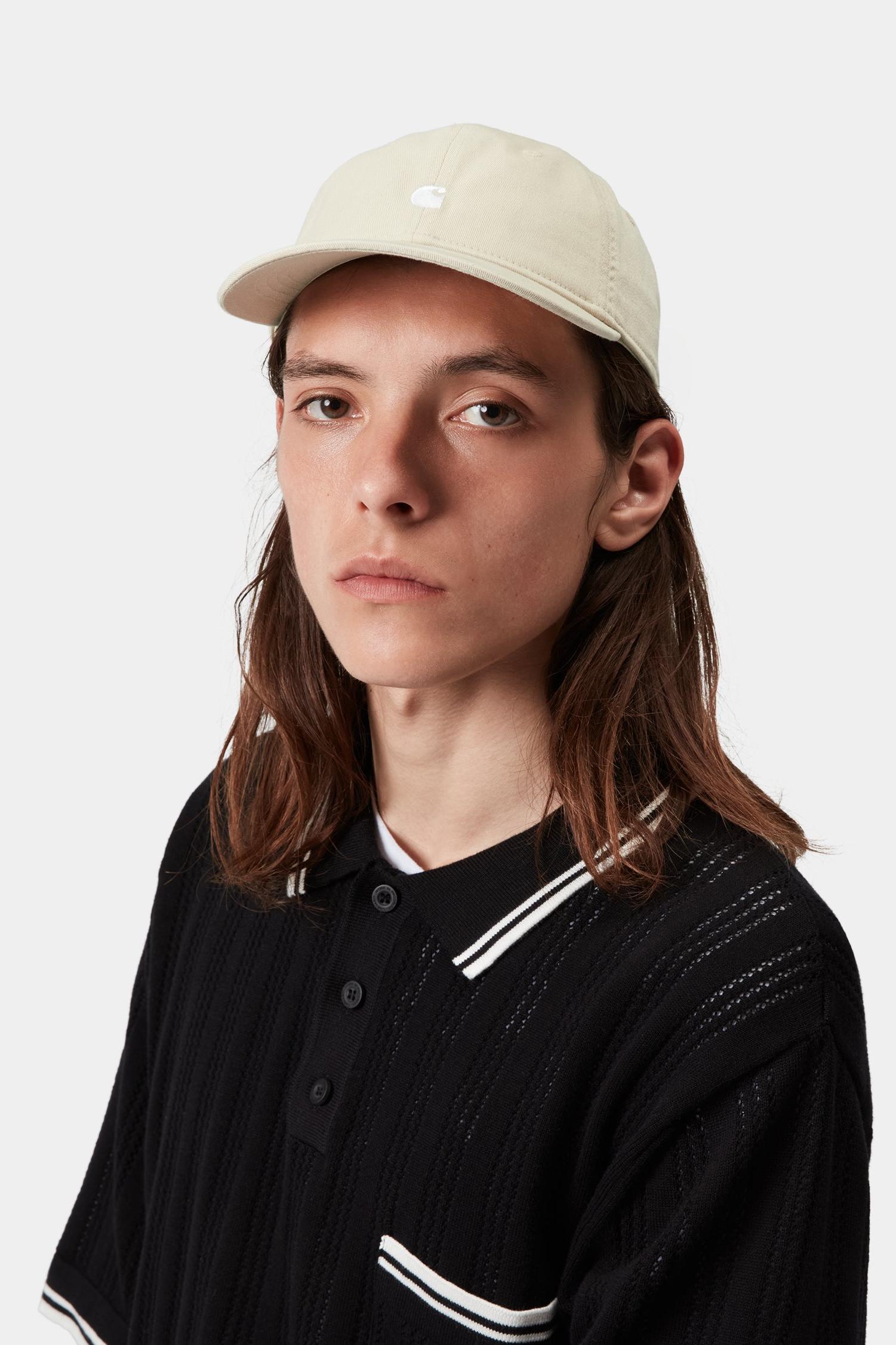Madison Logo Cap Stone / White