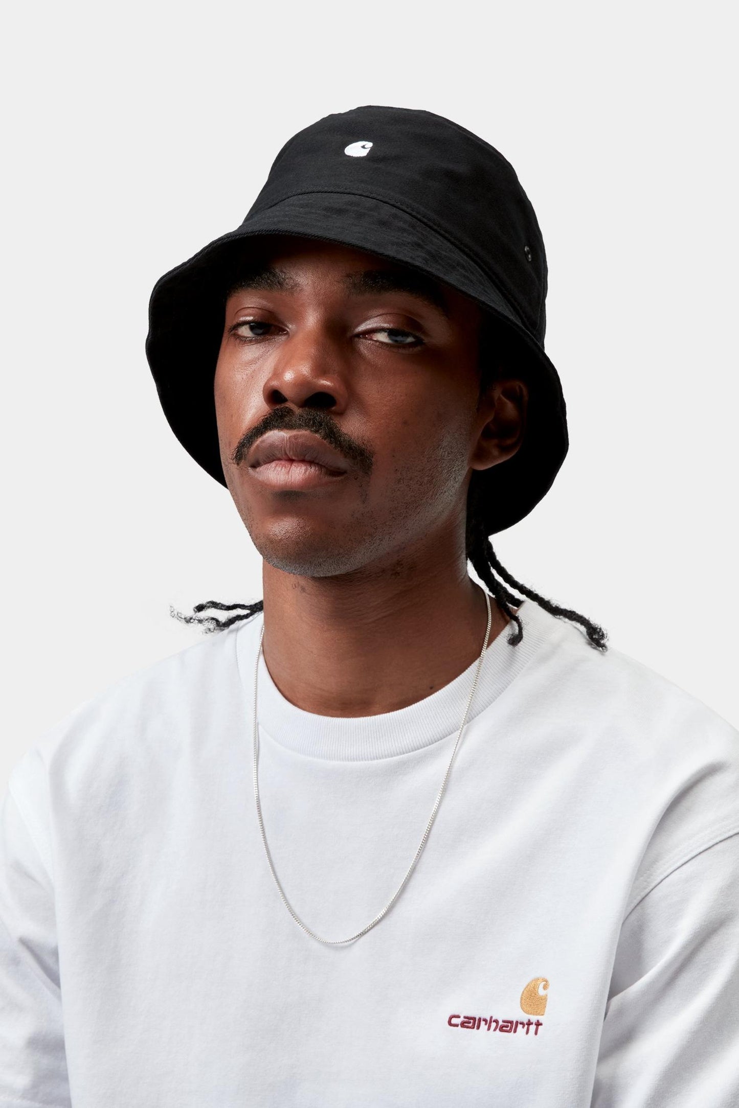 Madison Logo Bucket Hat Black / White