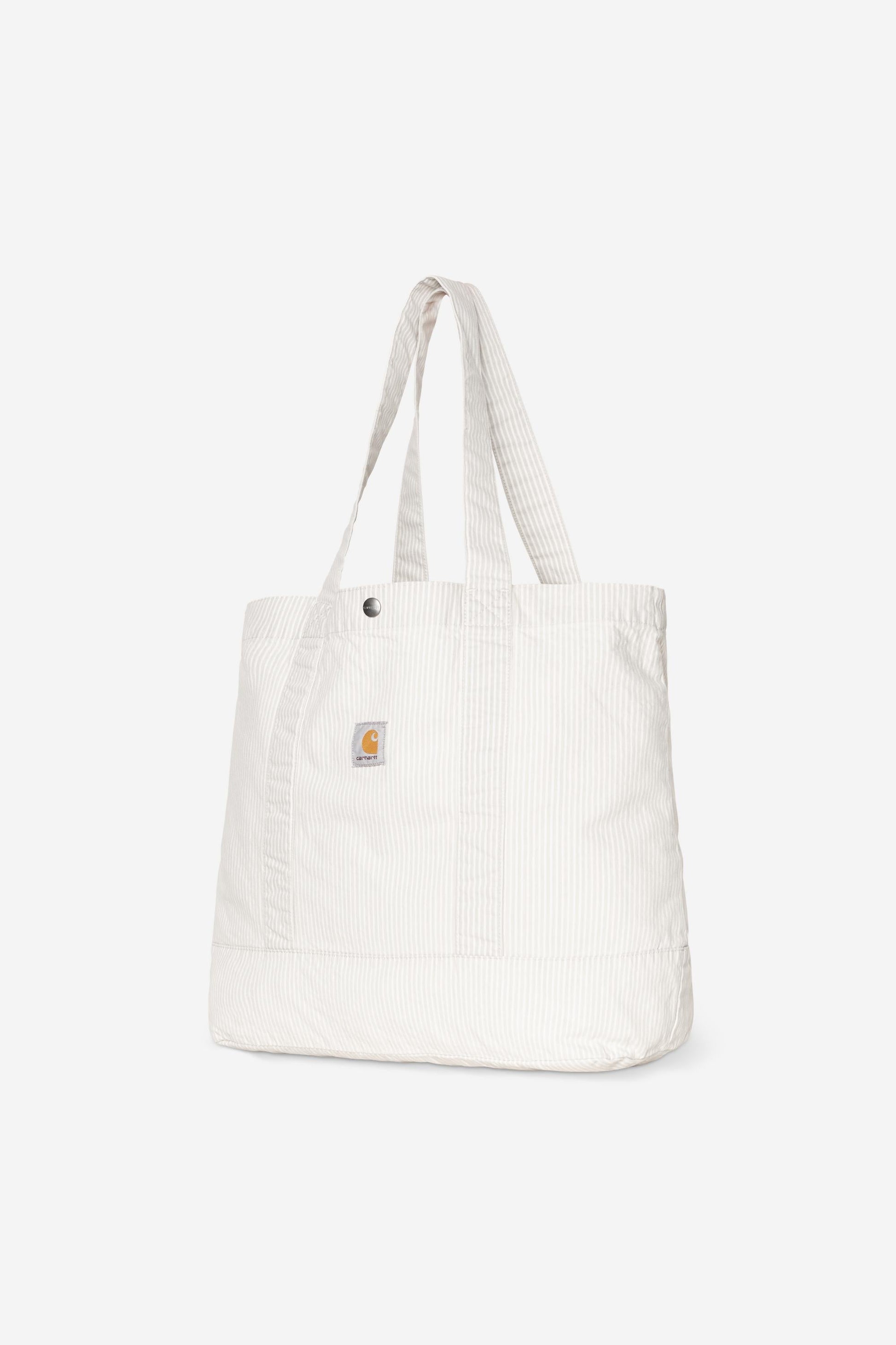 Mercer Stripe Tote Bag Graphite / Wax (Bleached)