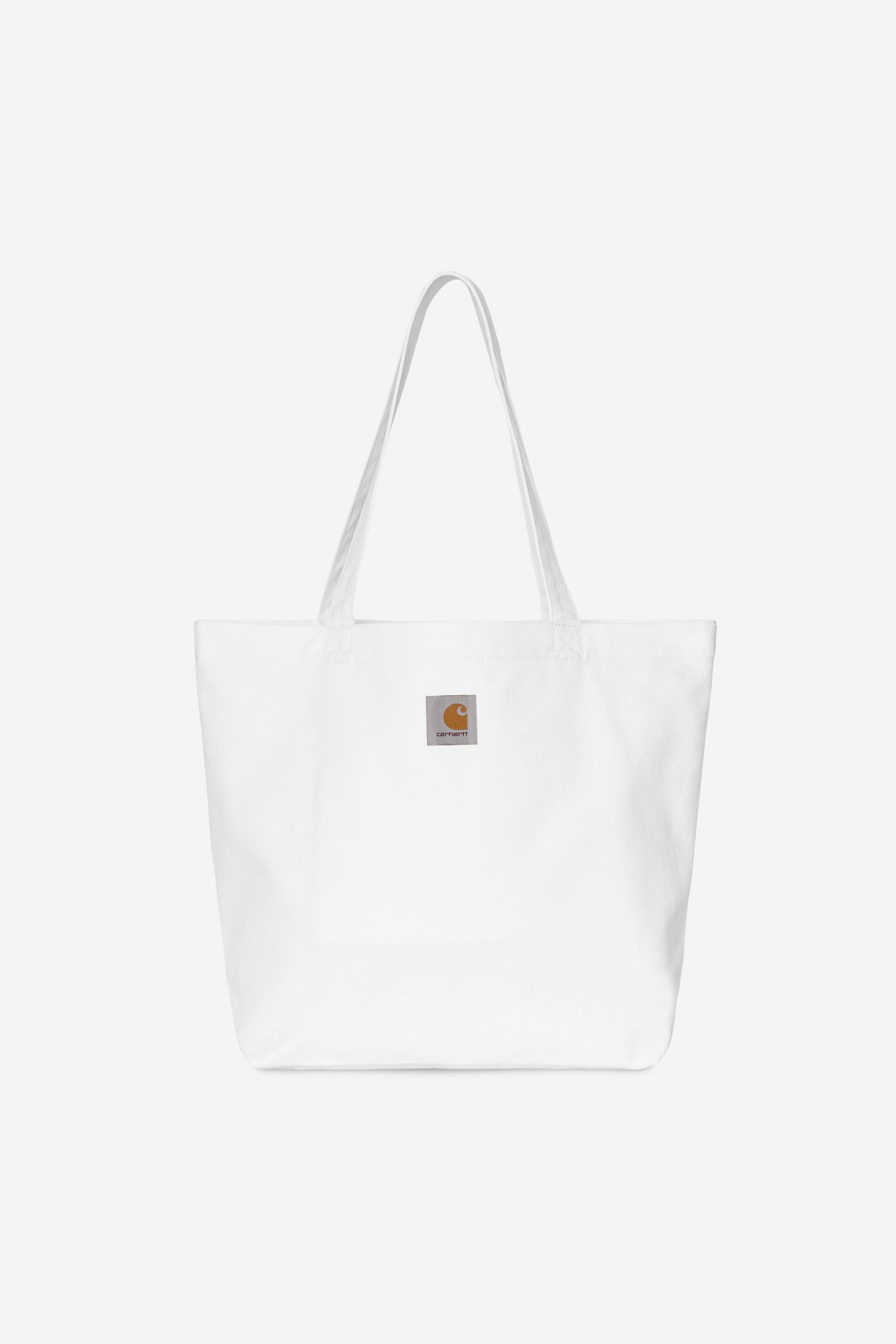 Canvas Graphic Tote White Sean Hamilton Print