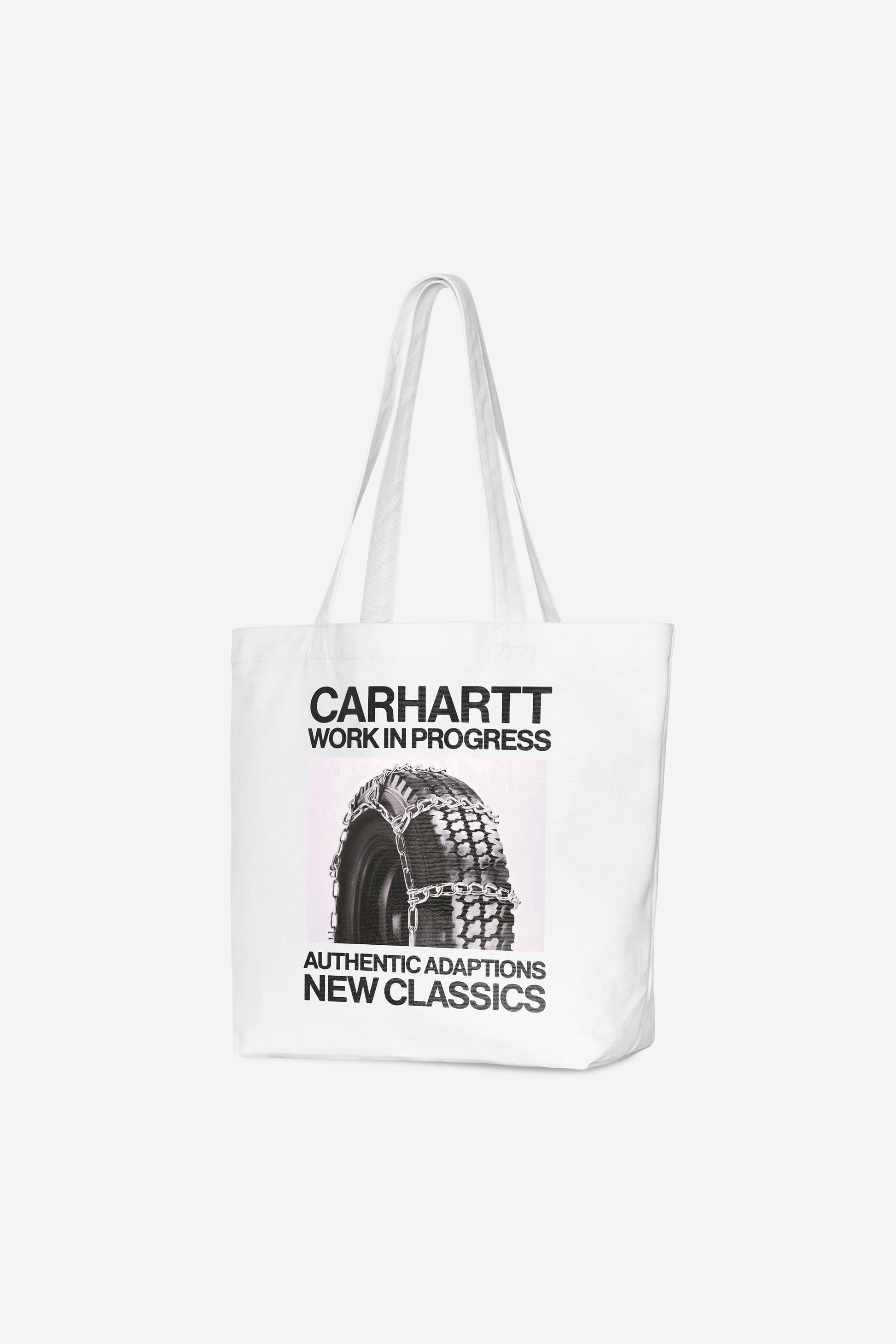 Canvas Graphic Tote White Sean Hamilton Print