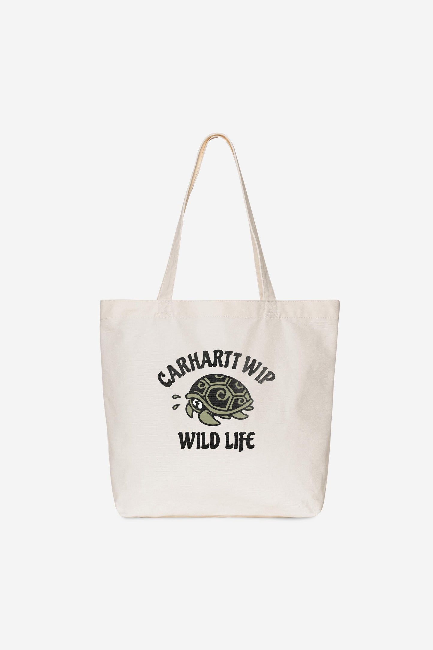 Canvas Graphic Tote Natural Wild Life Print