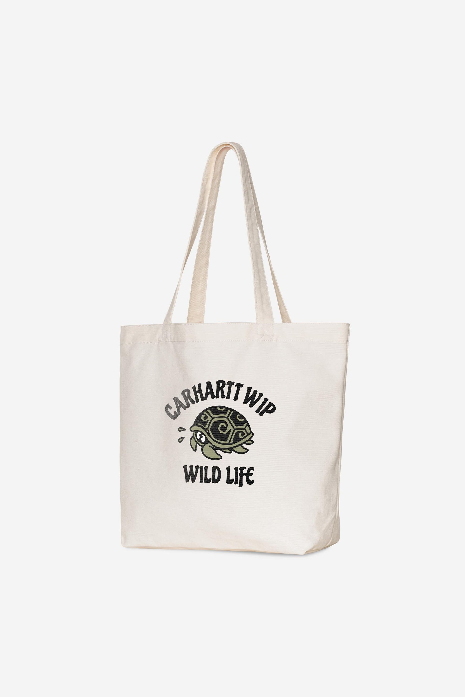 Canvas Graphic Tote Natural Wild Life Print