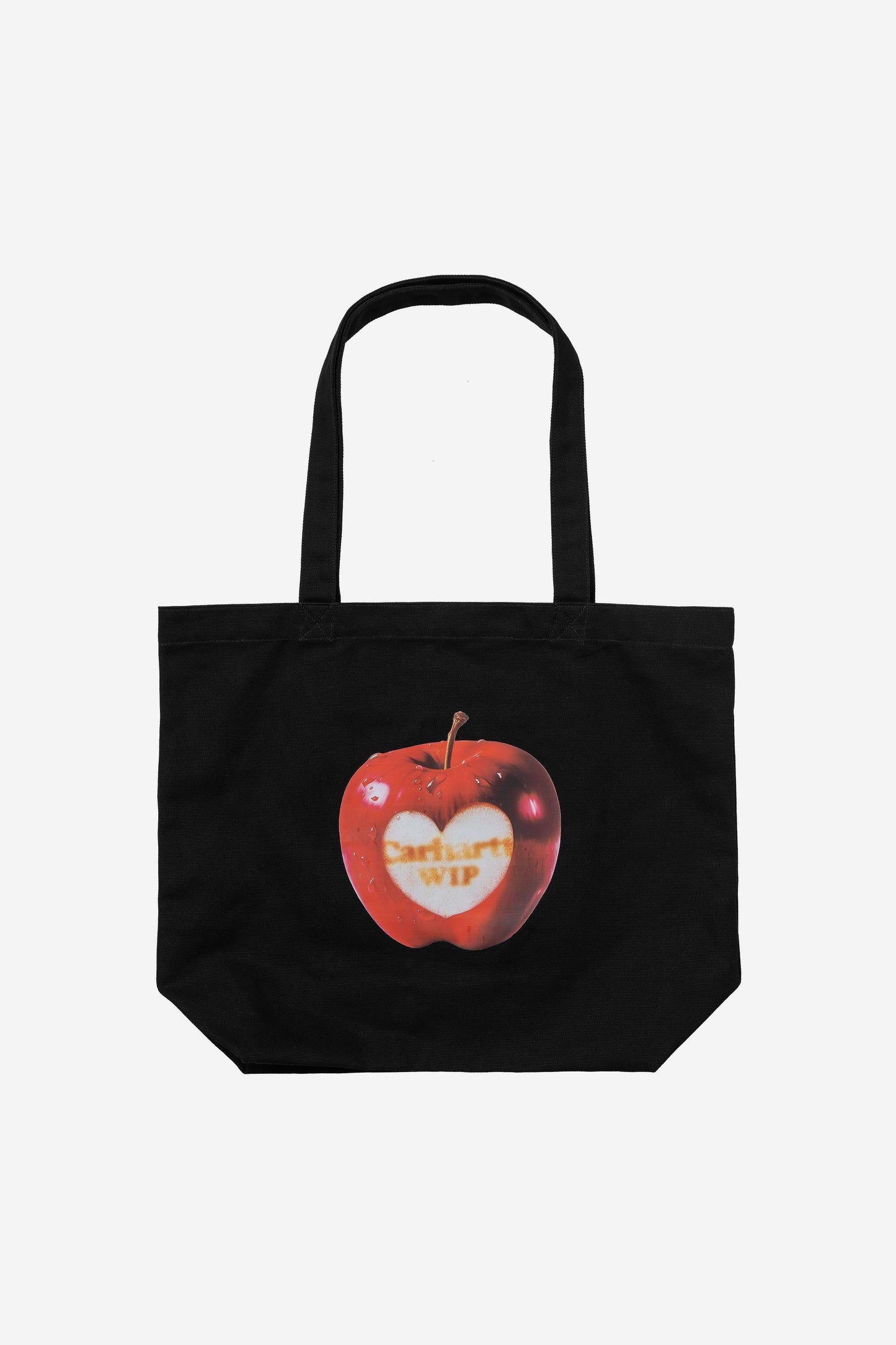 Canvas Graphic Tote Black Spoiled Print