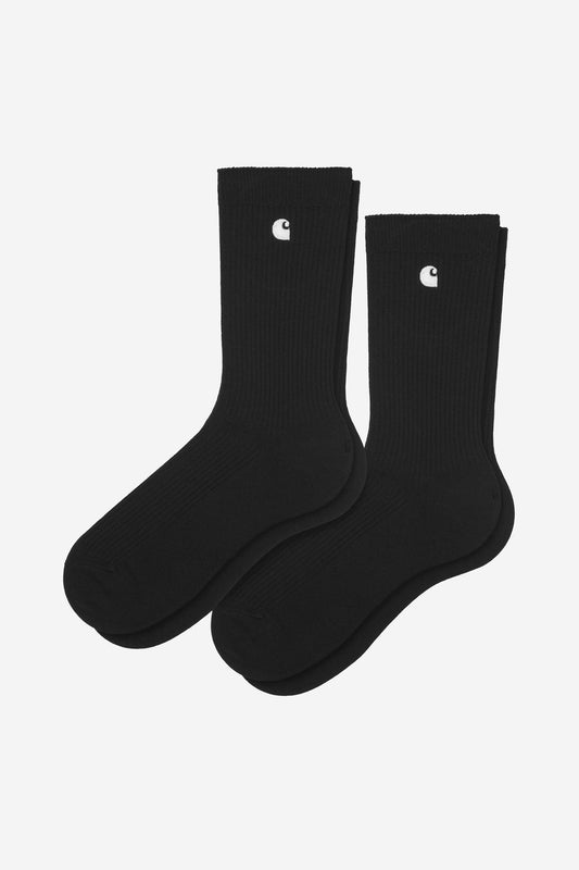 Madison Pack Socks (2 Pack) Black / White