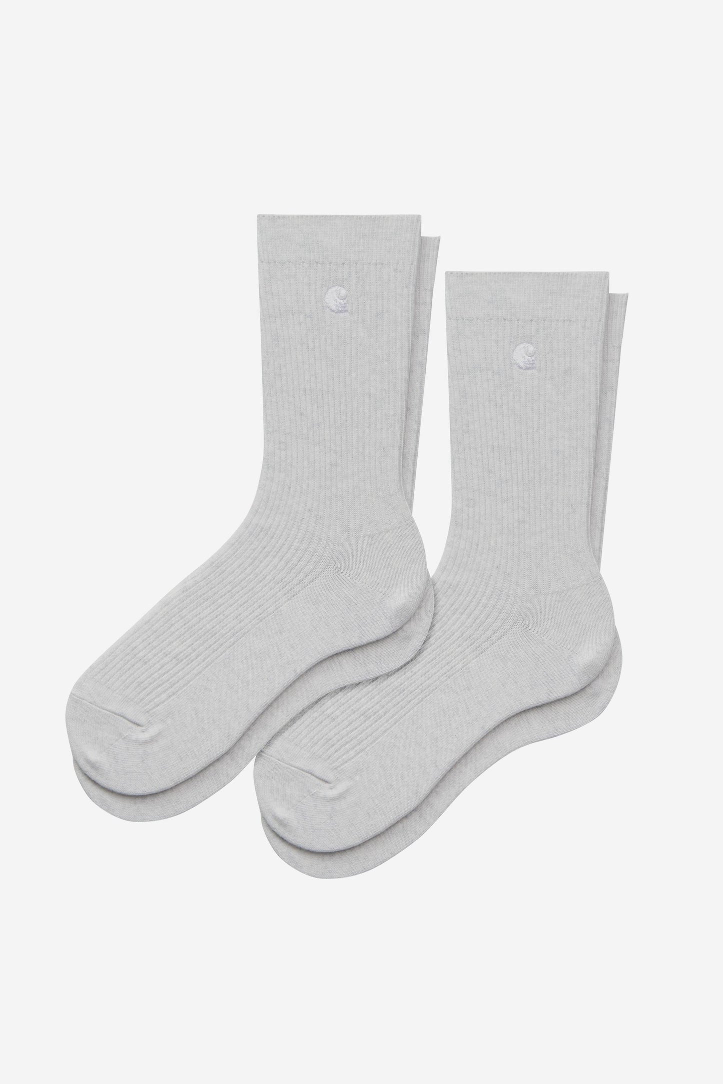 Madison Pack Socks (2 Pack) Ash Heather / White