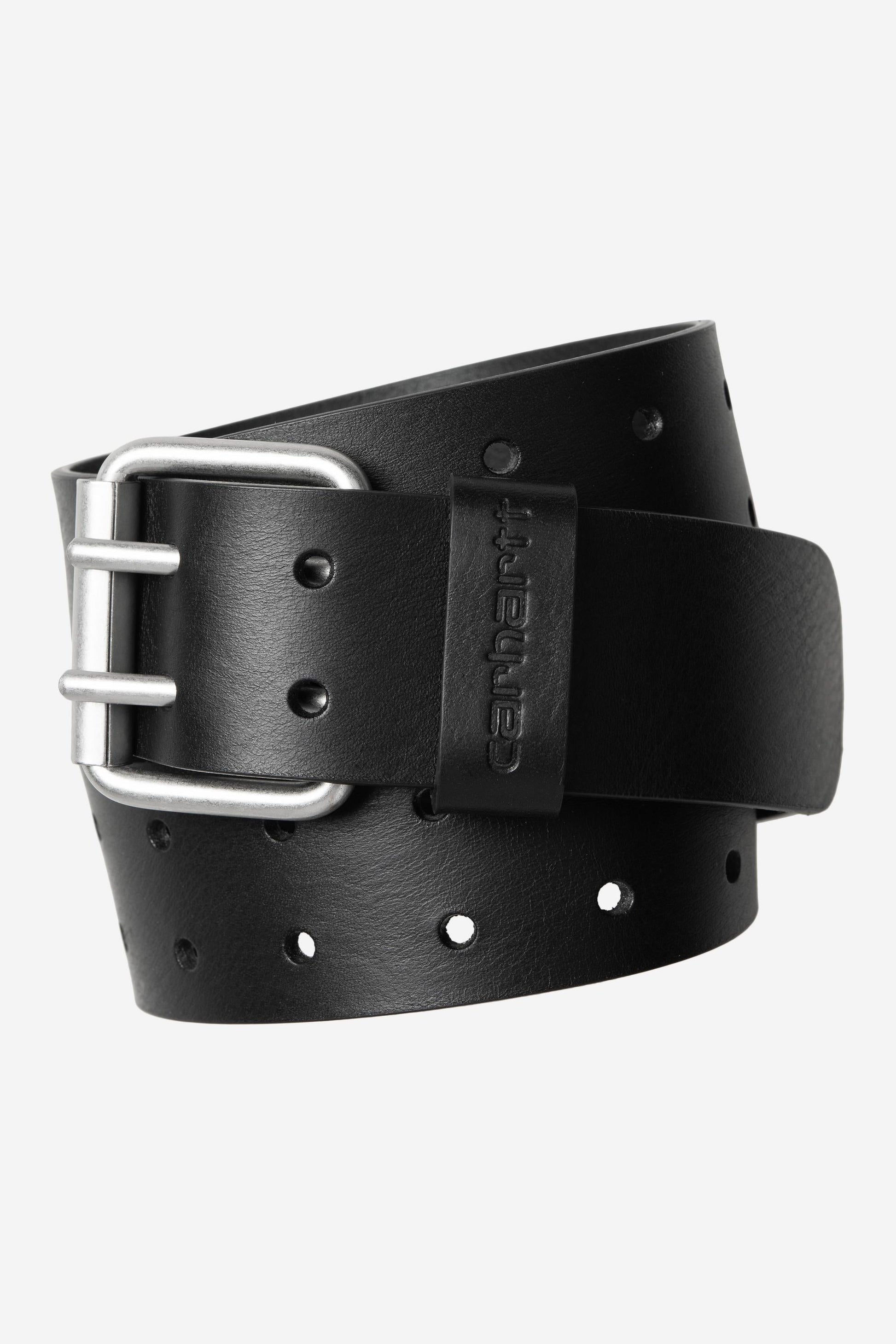 Double Script Belt Black / Silver