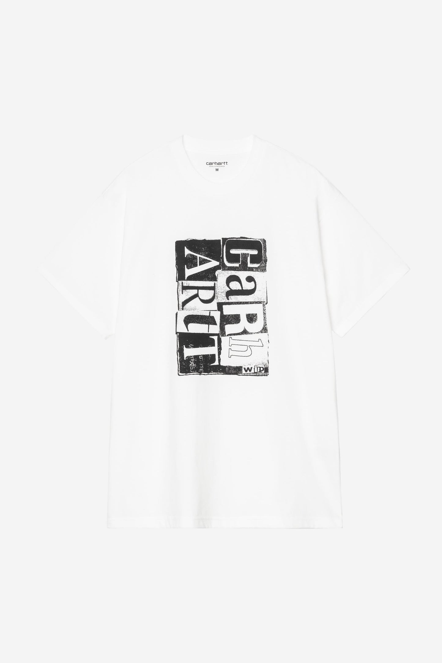 Moving Letterpress T-Shirt White