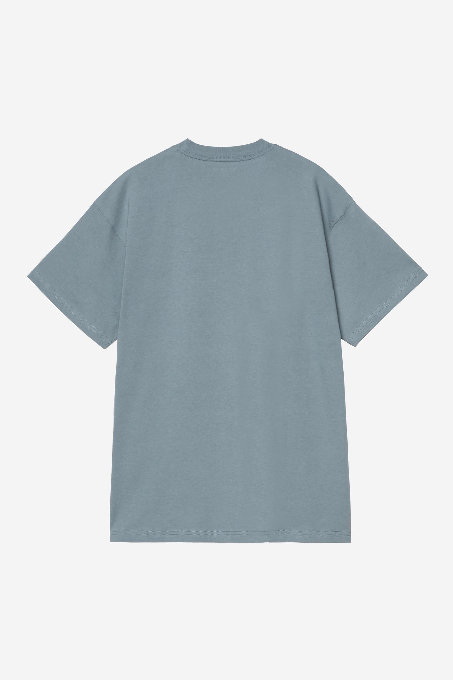 Moving Letterpress T-Shirt Velvet Blue