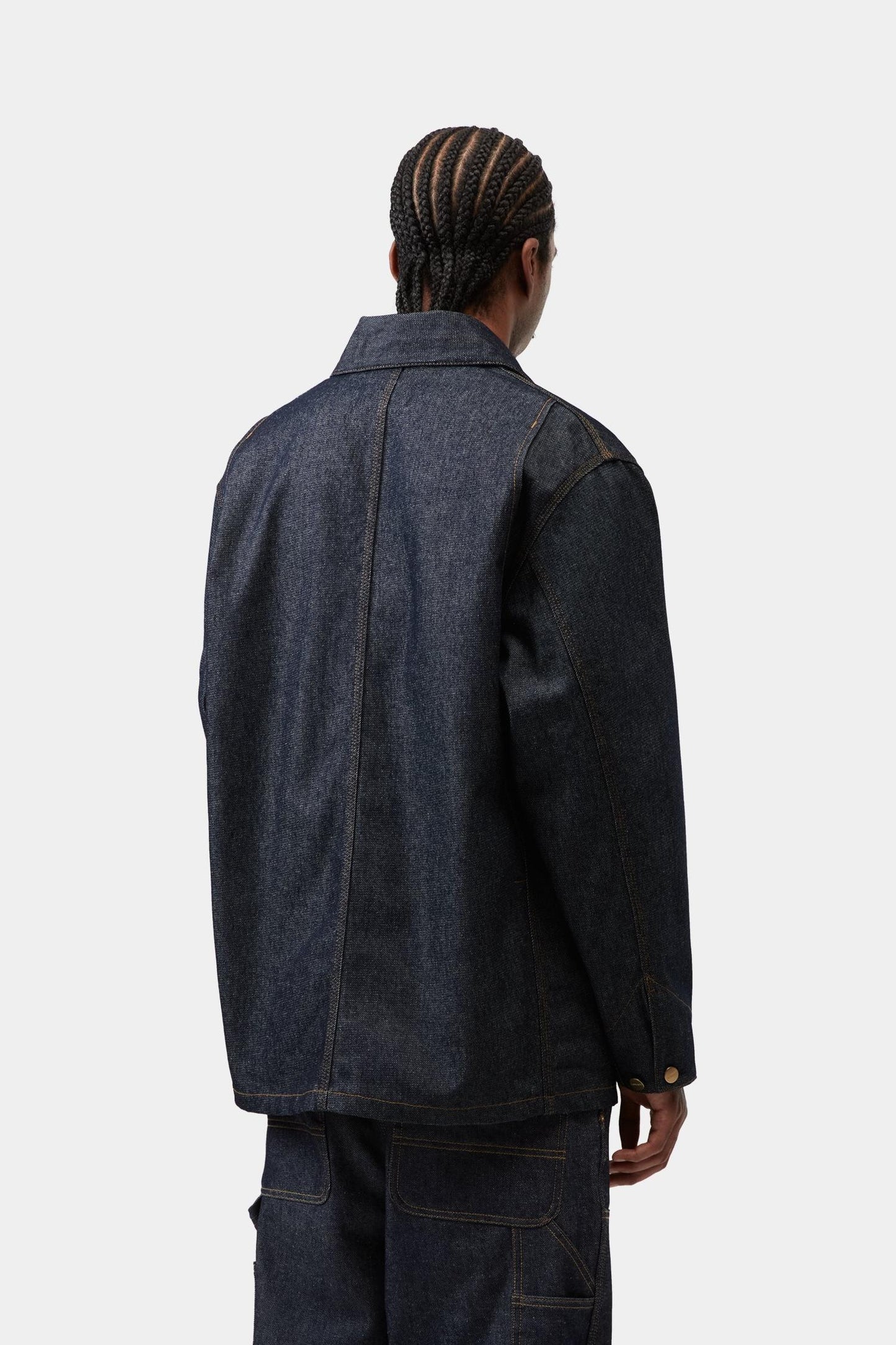 Aden Chore Coat Blue (Rigid)