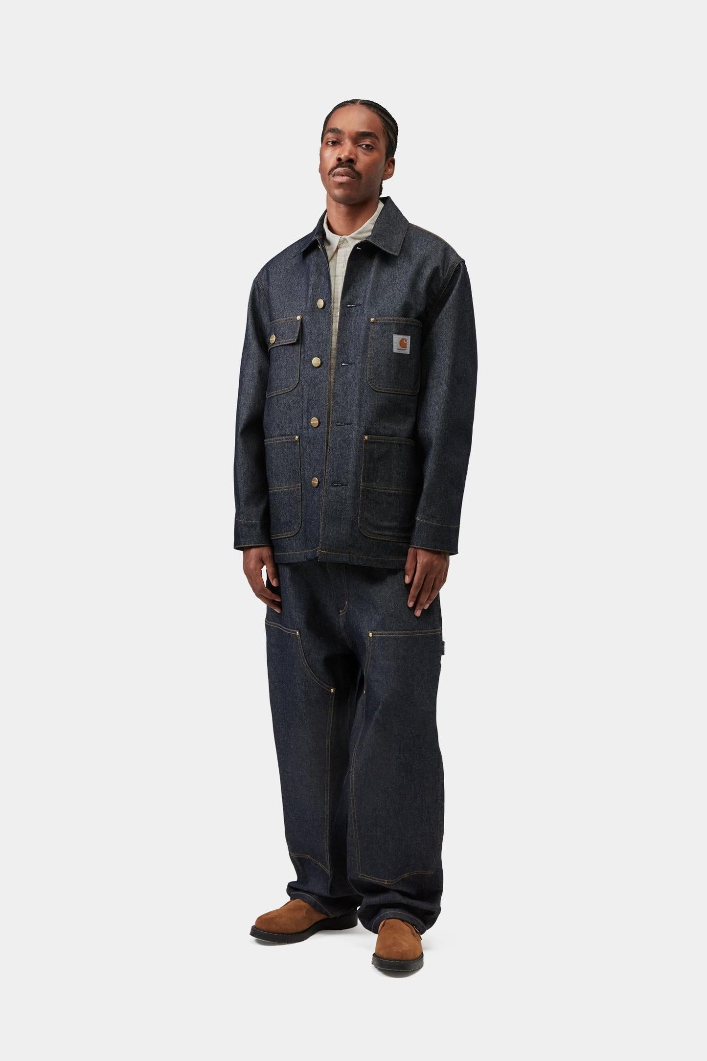 Aden Chore Coat Blue (Rigid)