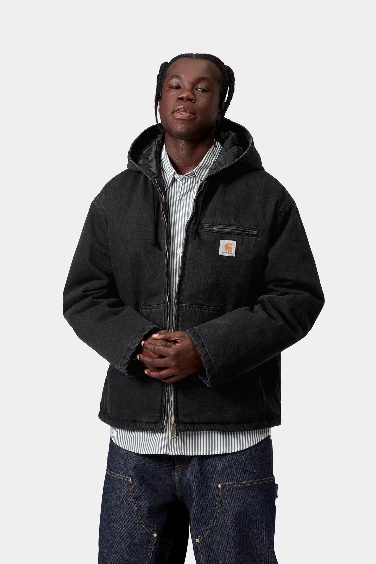 Cleveland Jacket Black (Stone Washed)