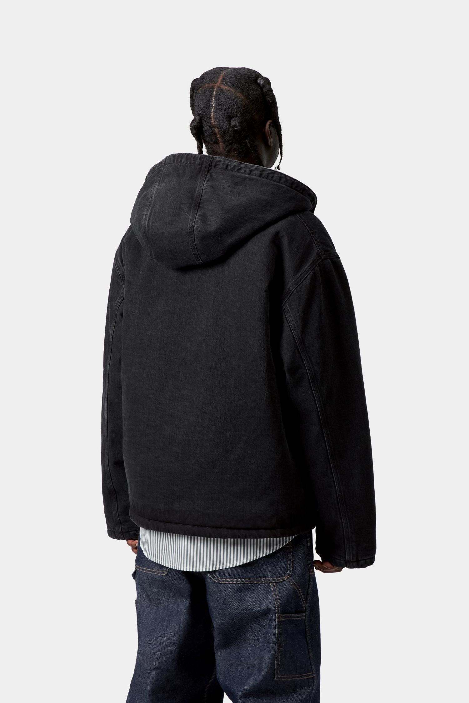 Cleveland Jacket Black (Stone Washed)