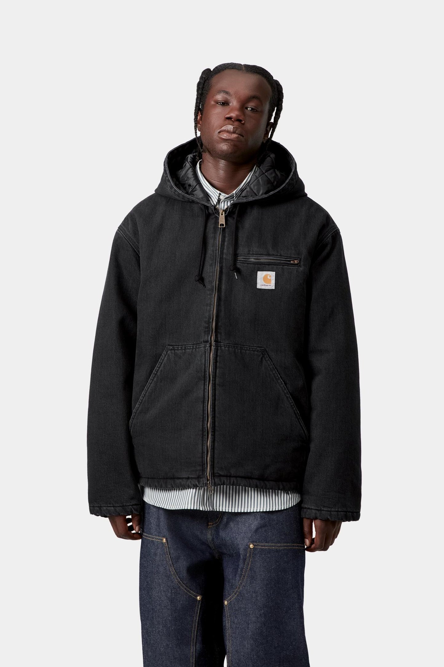 Cleveland Jacket Black (Stone Washed)