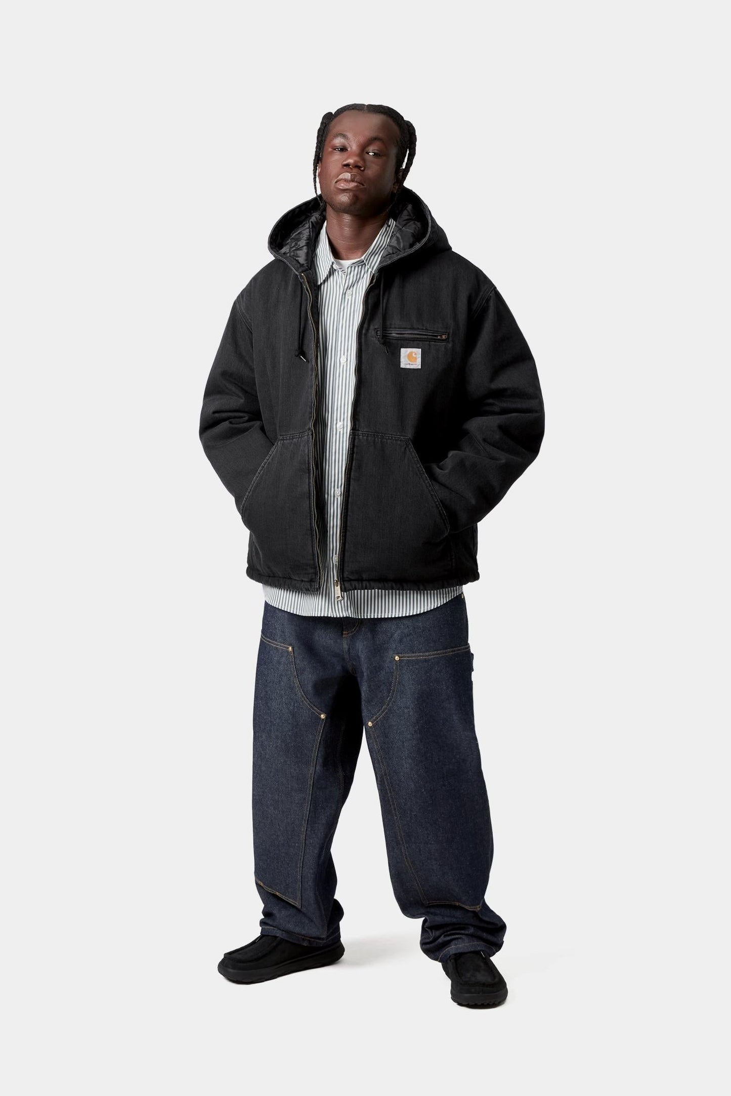 Cleveland Jacket Black (Stone Washed)
