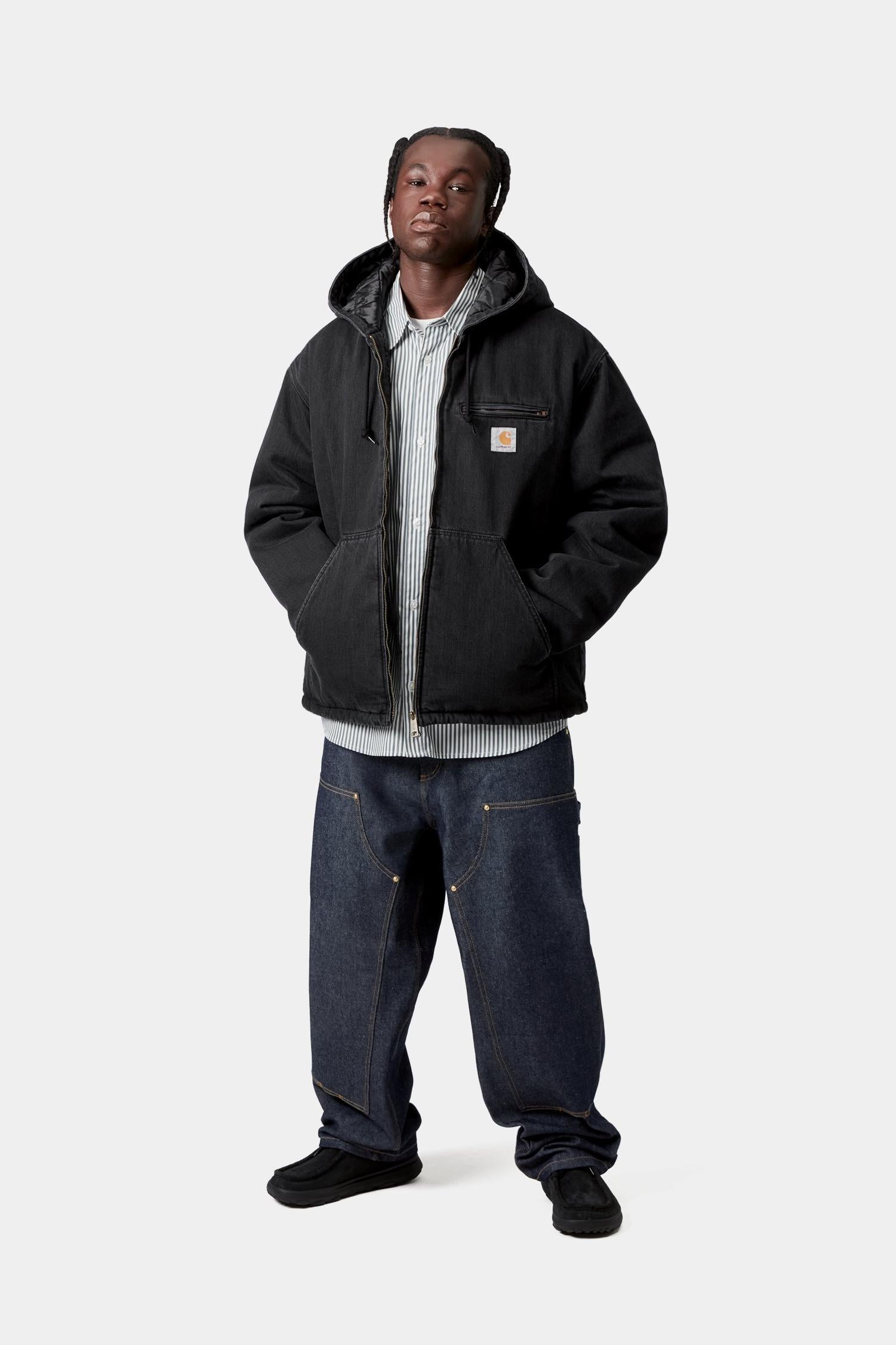 Cleveland Jacket Black (Stone Washed)