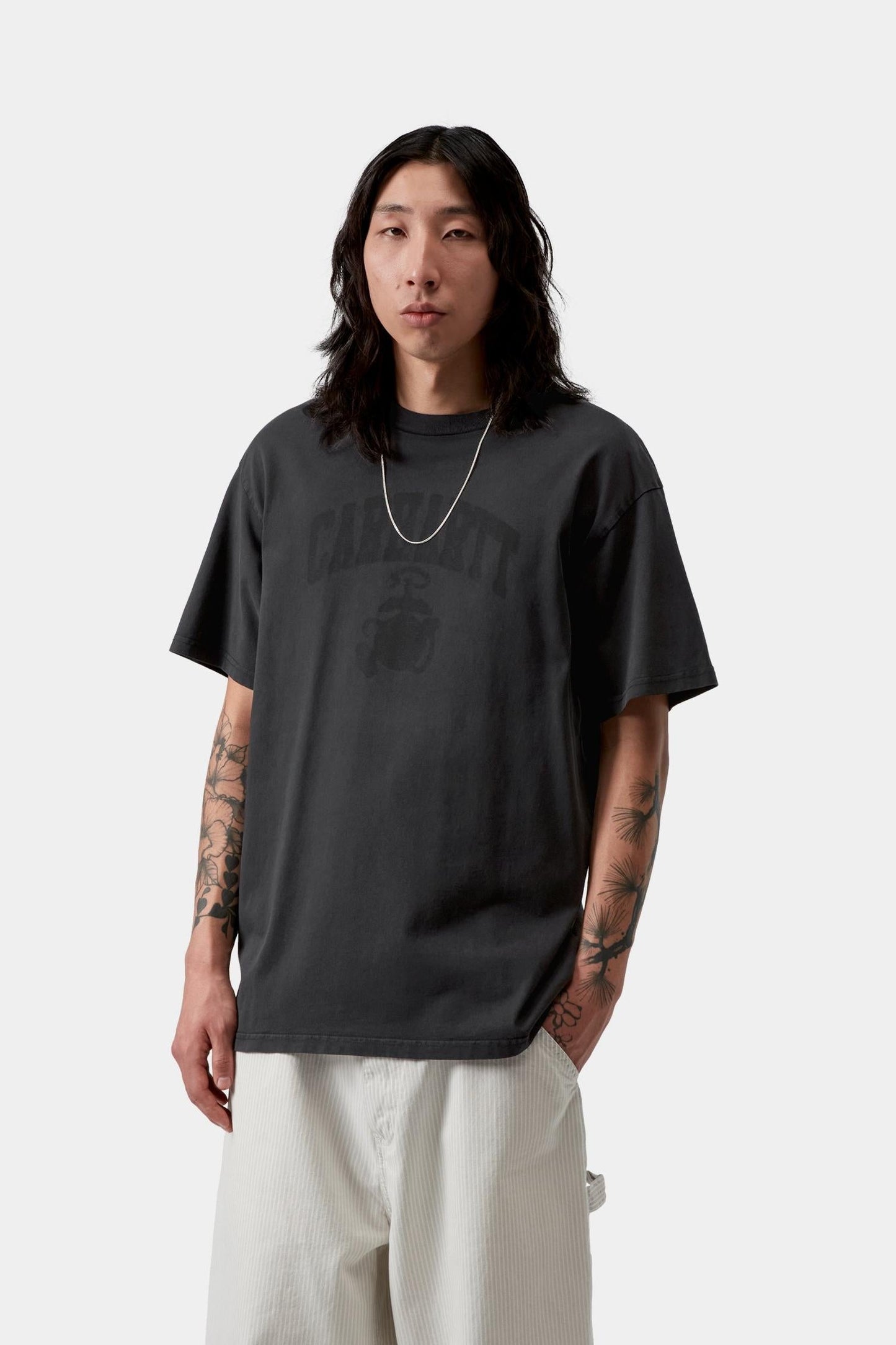 Faded Pond Corps T-Shirt Black (Heavy Stone Wash)