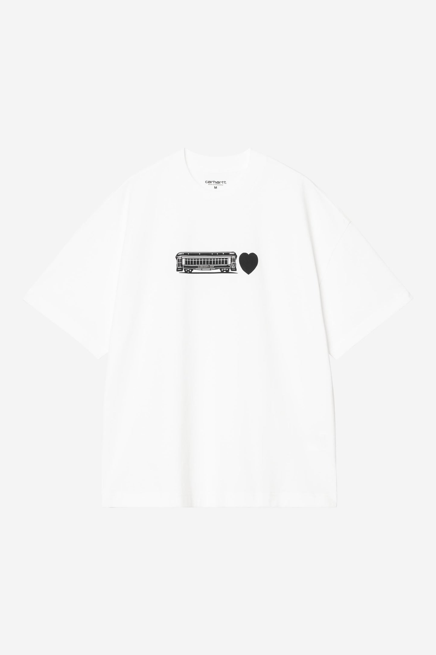 Deconstructed Label T-Shirt White