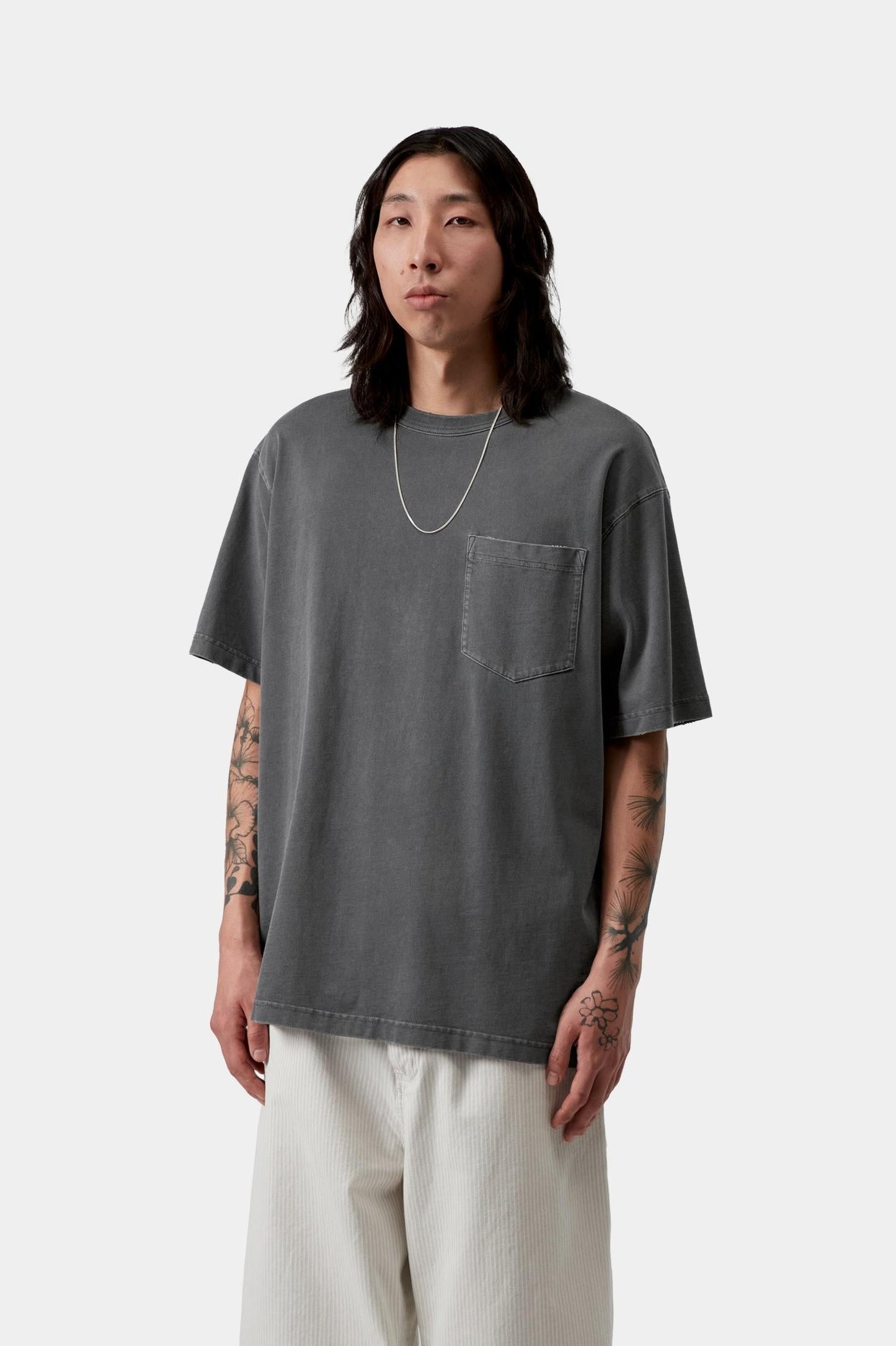 Torion Pocket T-Shirt Black (Grind Wash)