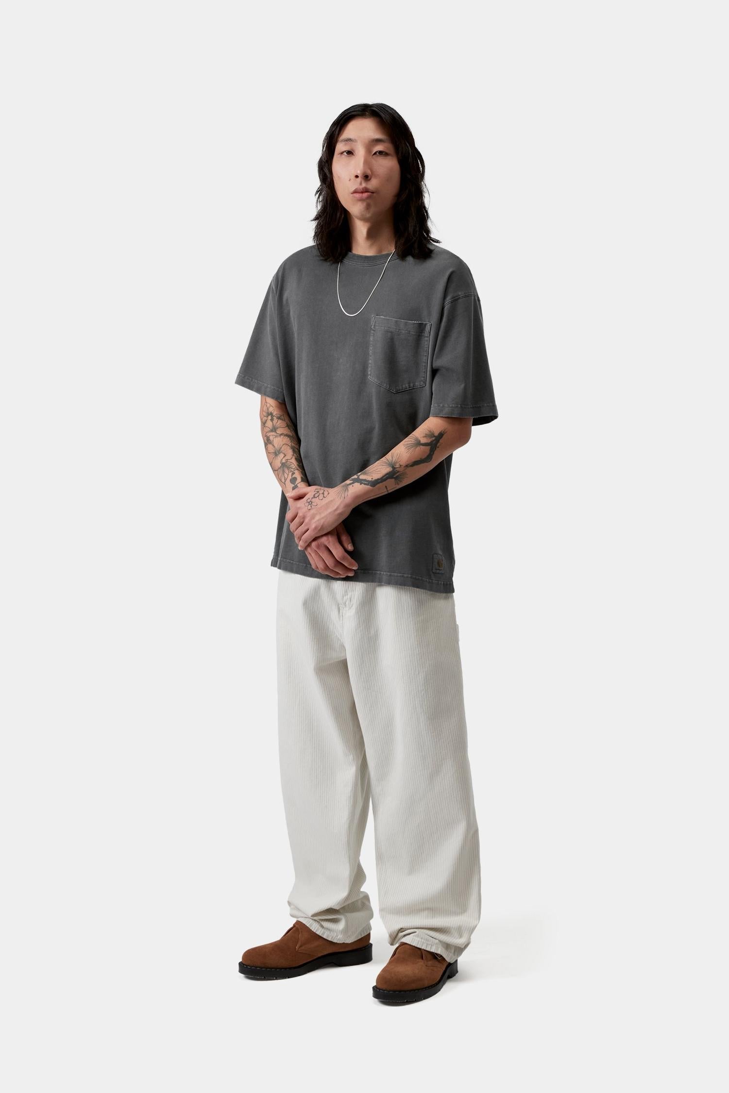 Torion Pocket T-Shirt Black (Grind Wash)