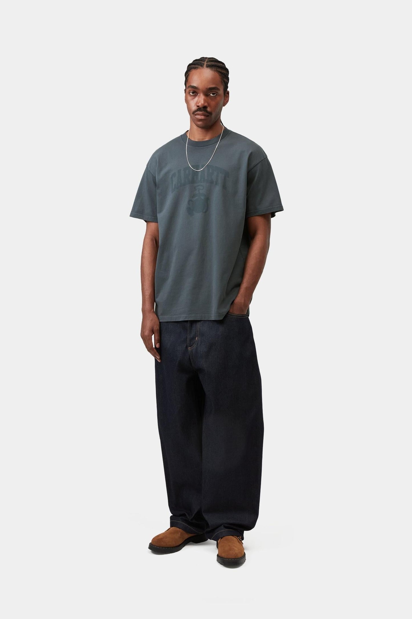 Faded Pond Corps T-Shirt Deep Night (Heavy Stone Wash)